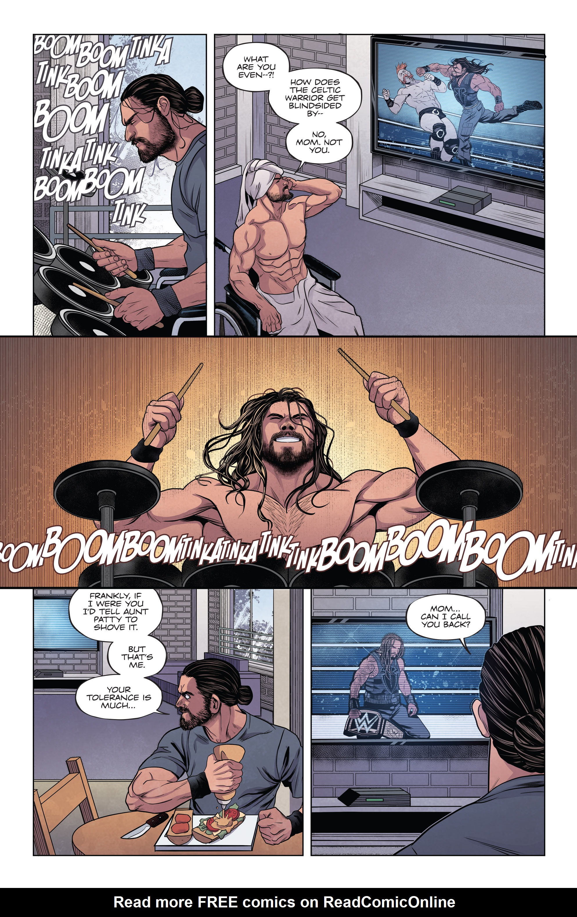 Read online WWE comic -  Issue #3 - 9