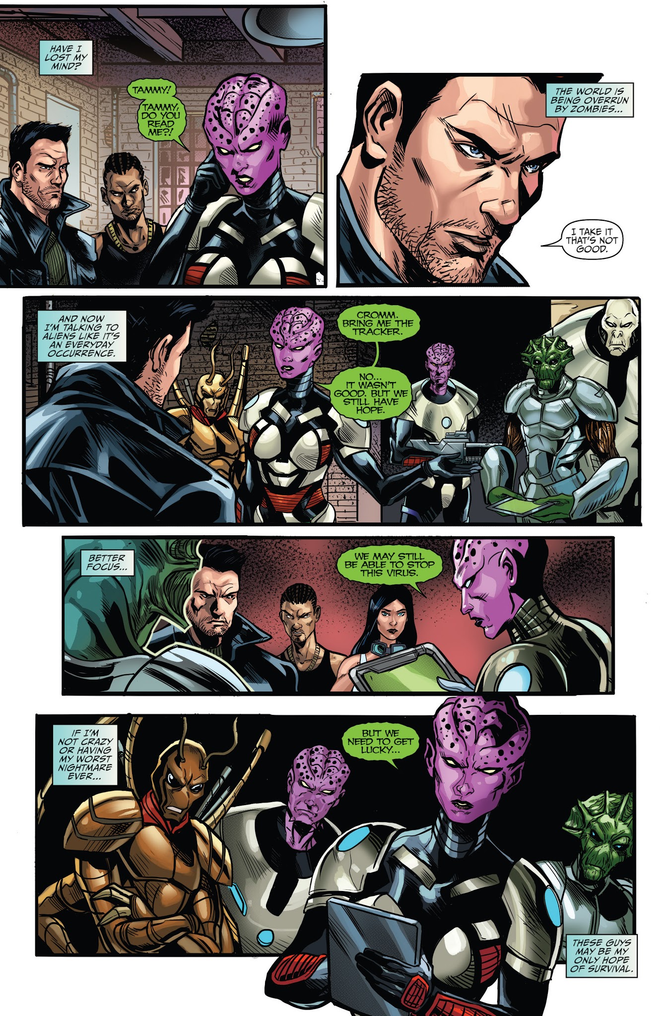 Read online Aliens vs. Zombies comic -  Issue #2 - 22