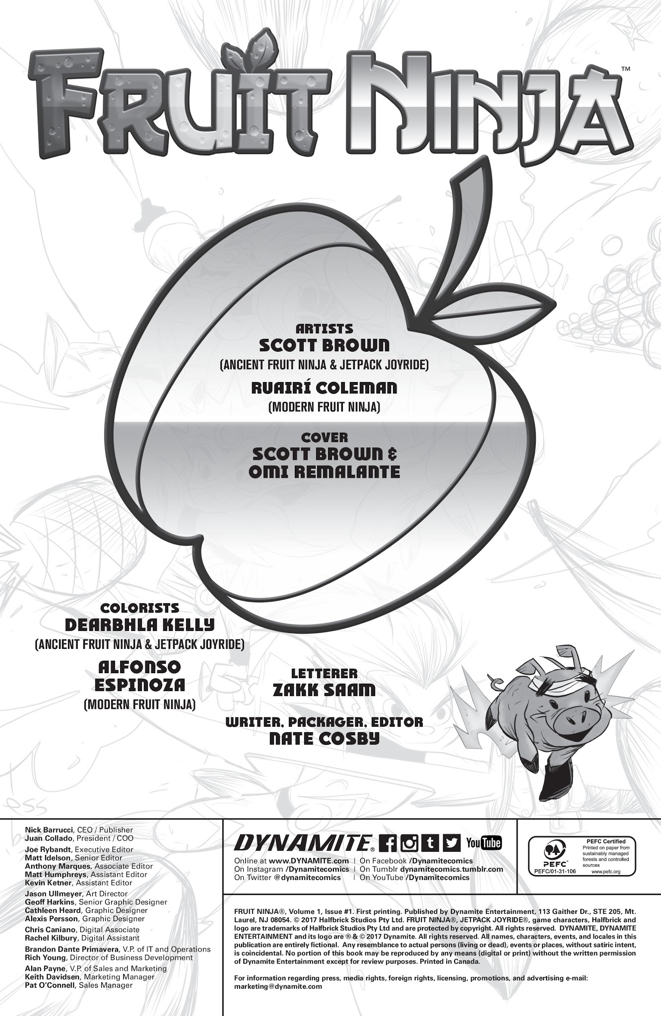 Read online Fruit Ninja comic -  Issue #1 - 3
