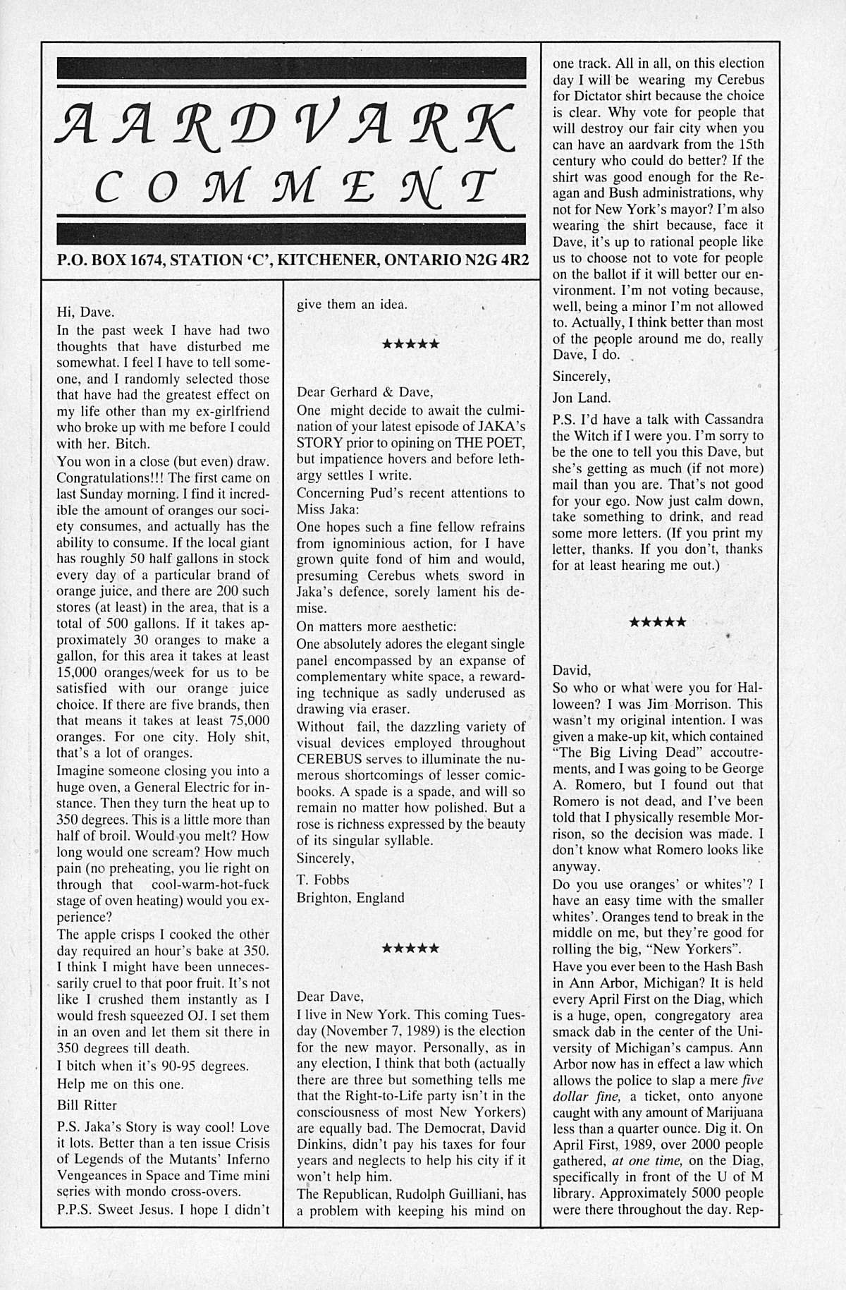 Cerebus Issue #127 #126 - English 23