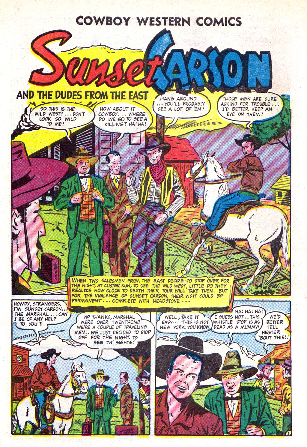 Read online Cowboy Western Comics (1948) comic -  Issue #37 - 3