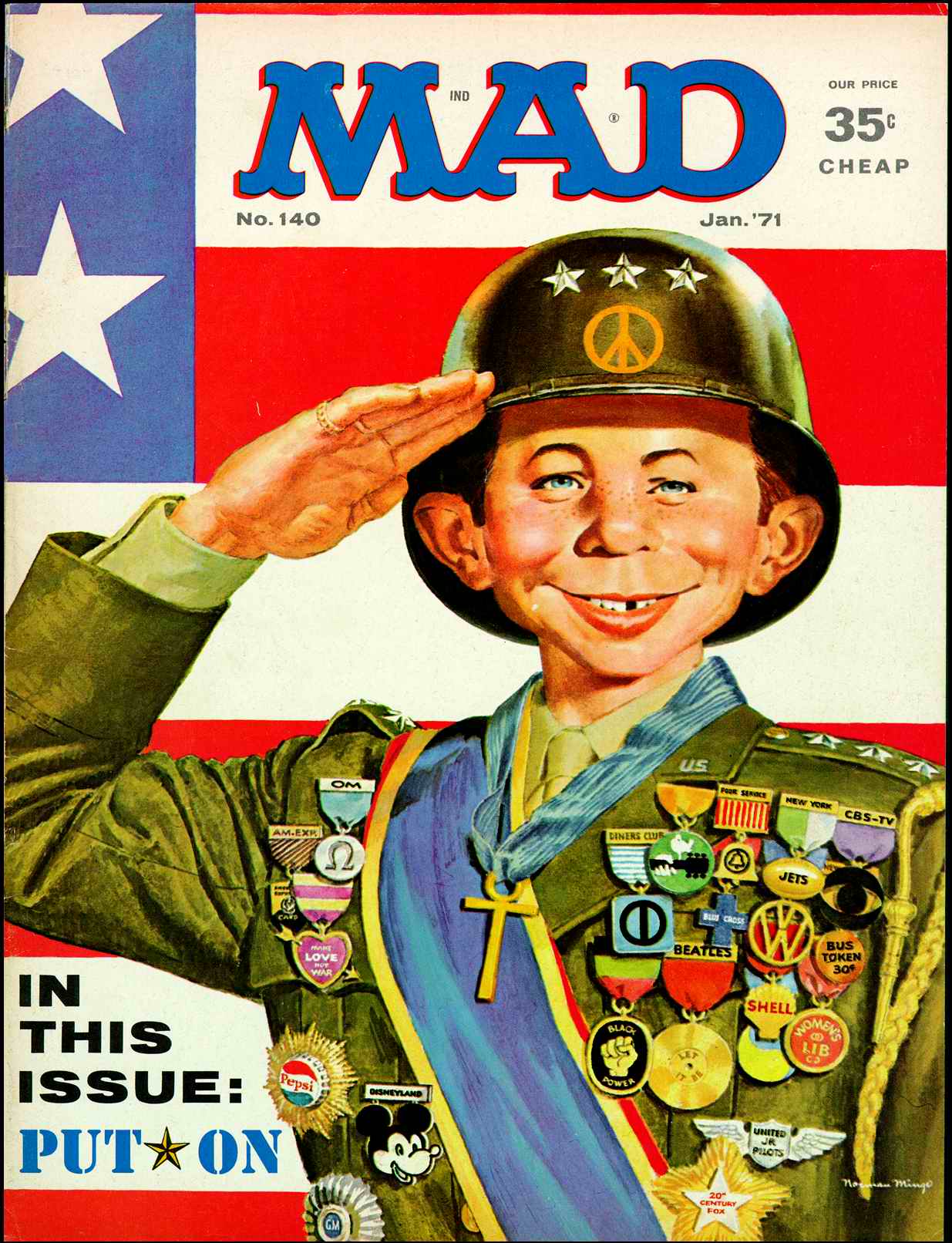 Read online MAD comic -  Issue #140 - 1