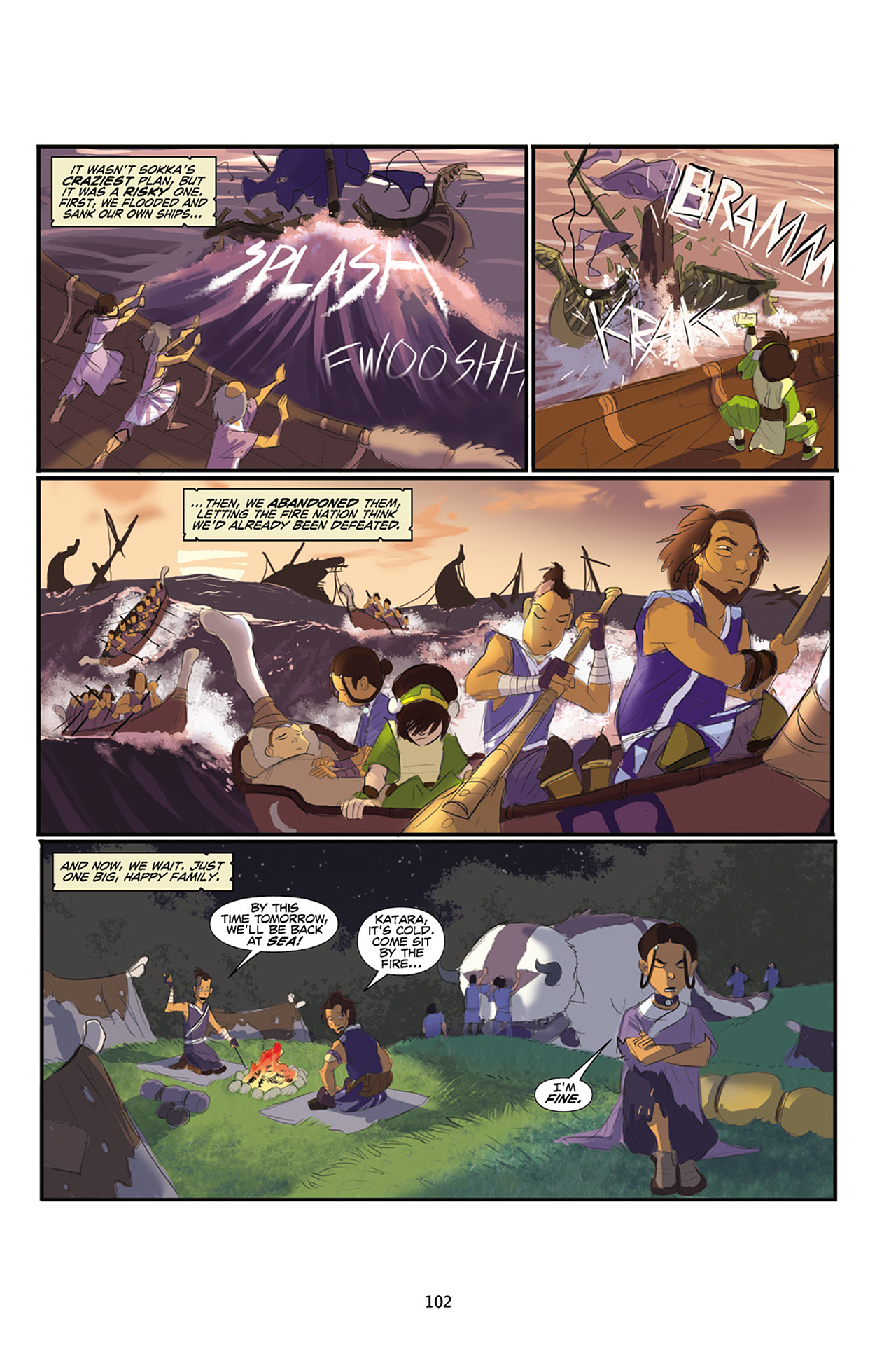 Read online Nickelodeon Avatar: The Last Airbender - The Lost Adventures comic -  Issue # Full - 103