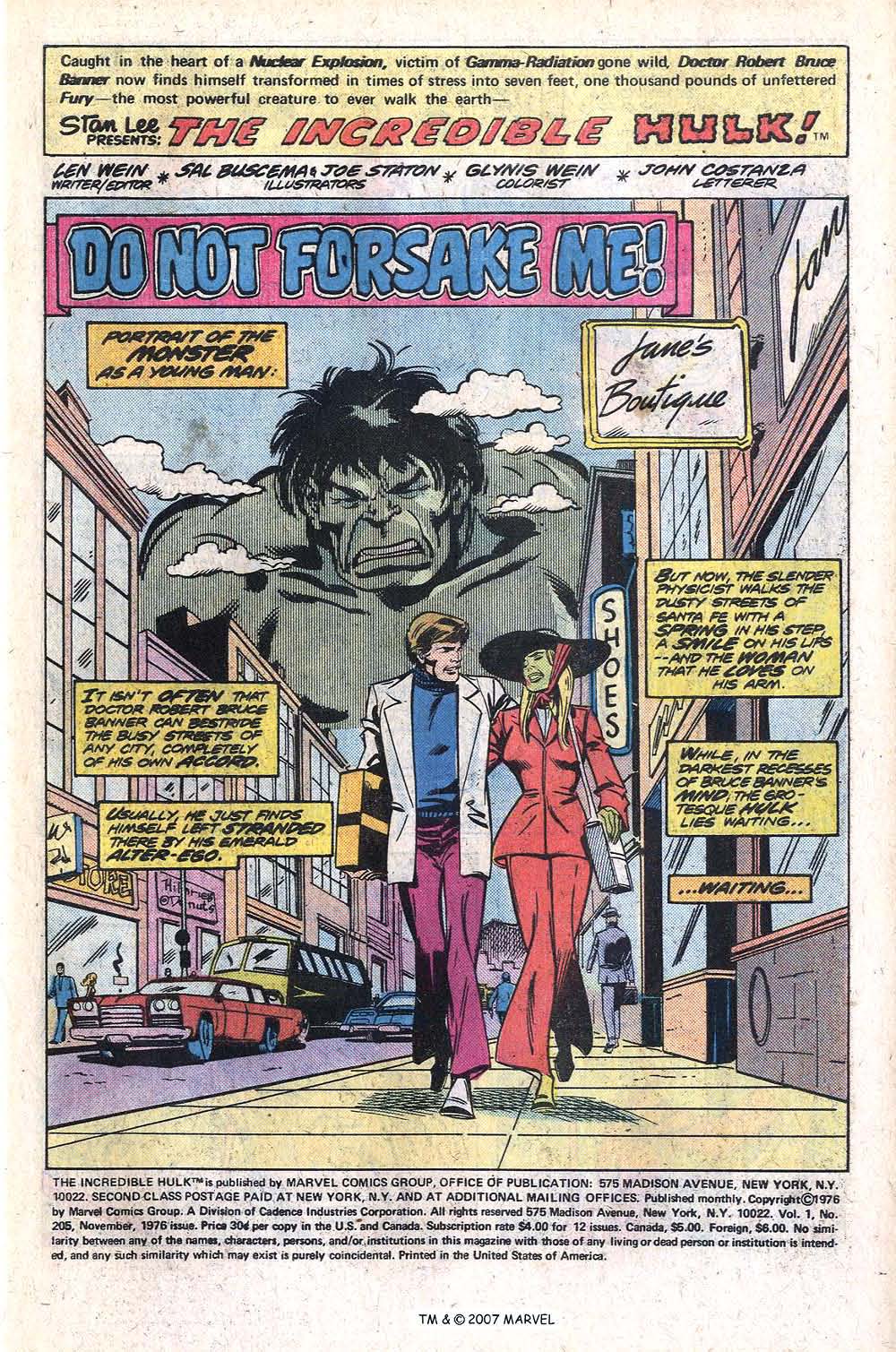 Read online The Incredible Hulk (1968) comic -  Issue #205 - 3