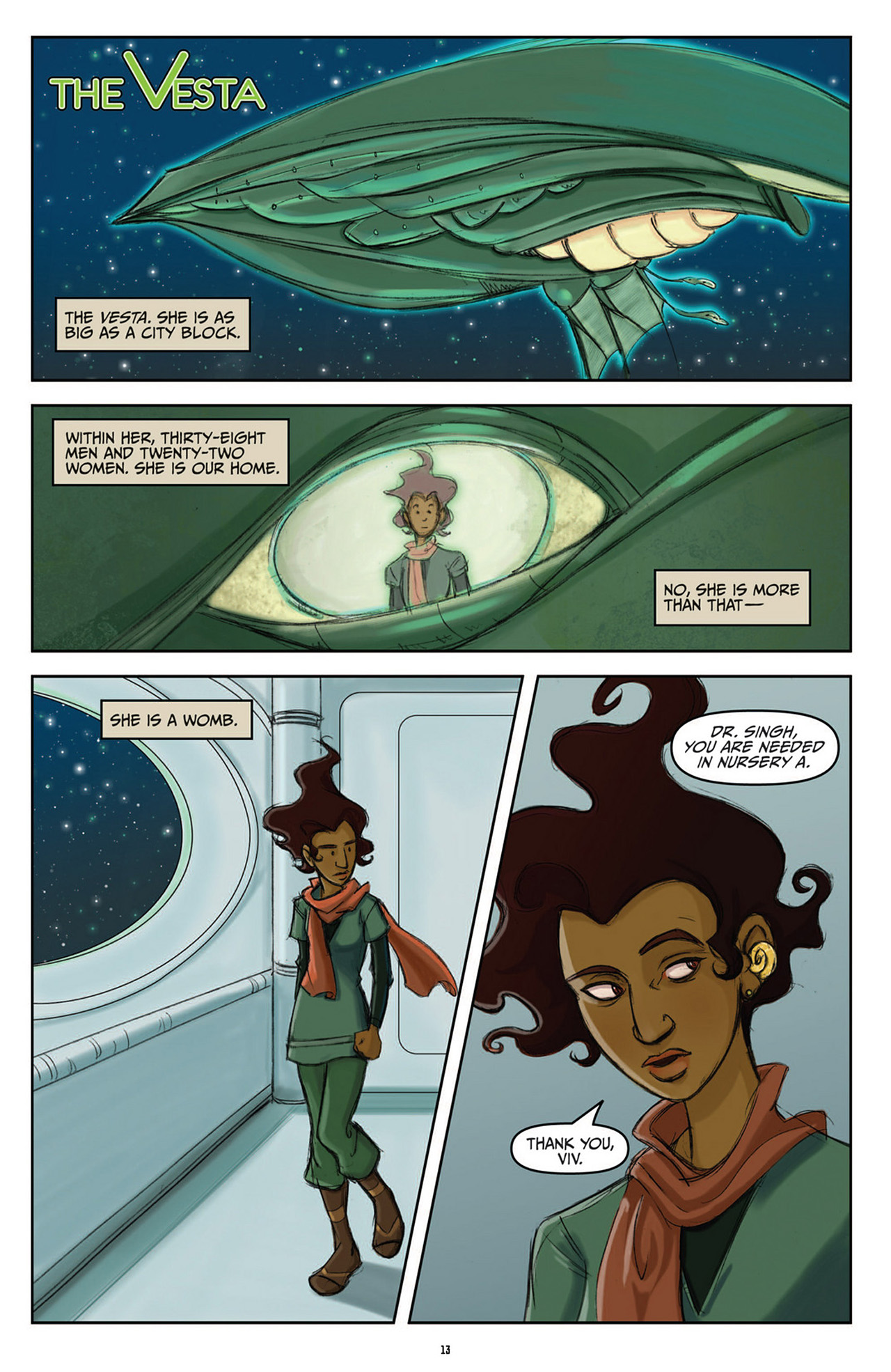 Read online Womanthology: Space comic -  Issue #3 - 14