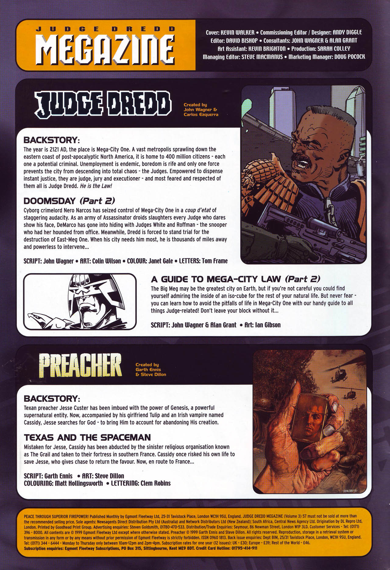 Read online Judge Dredd Megazine (vol. 3) comic -  Issue #57 - 2