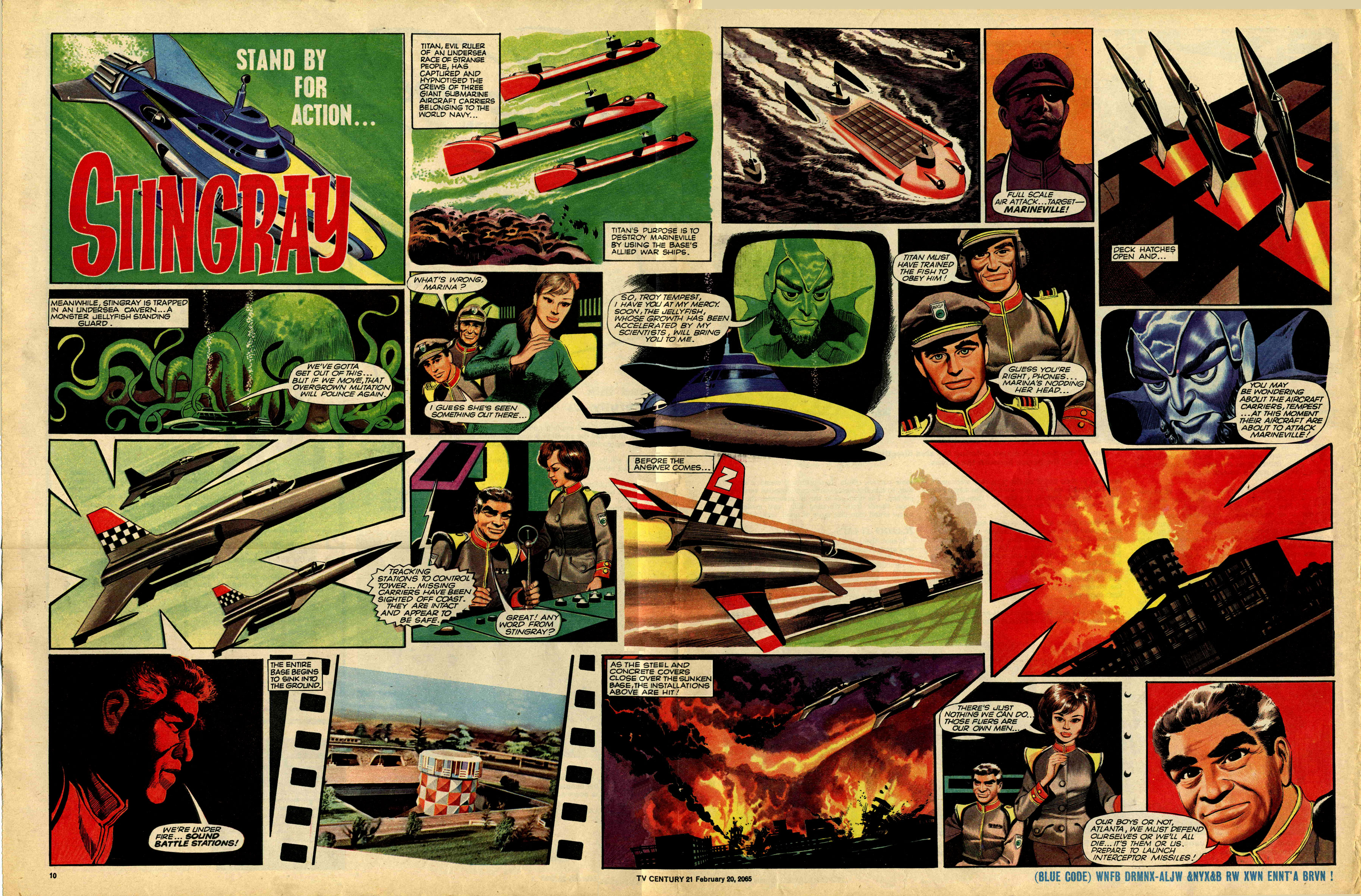 Read online TV Century 21 (TV 21) comic -  Issue #5 - 10