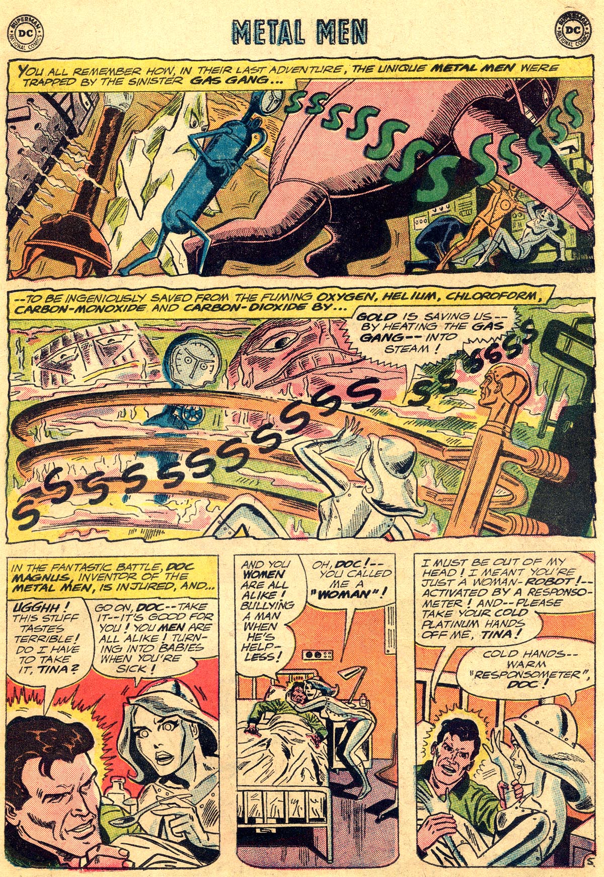 Read online Metal Men (1963) comic -  Issue #7 - 7