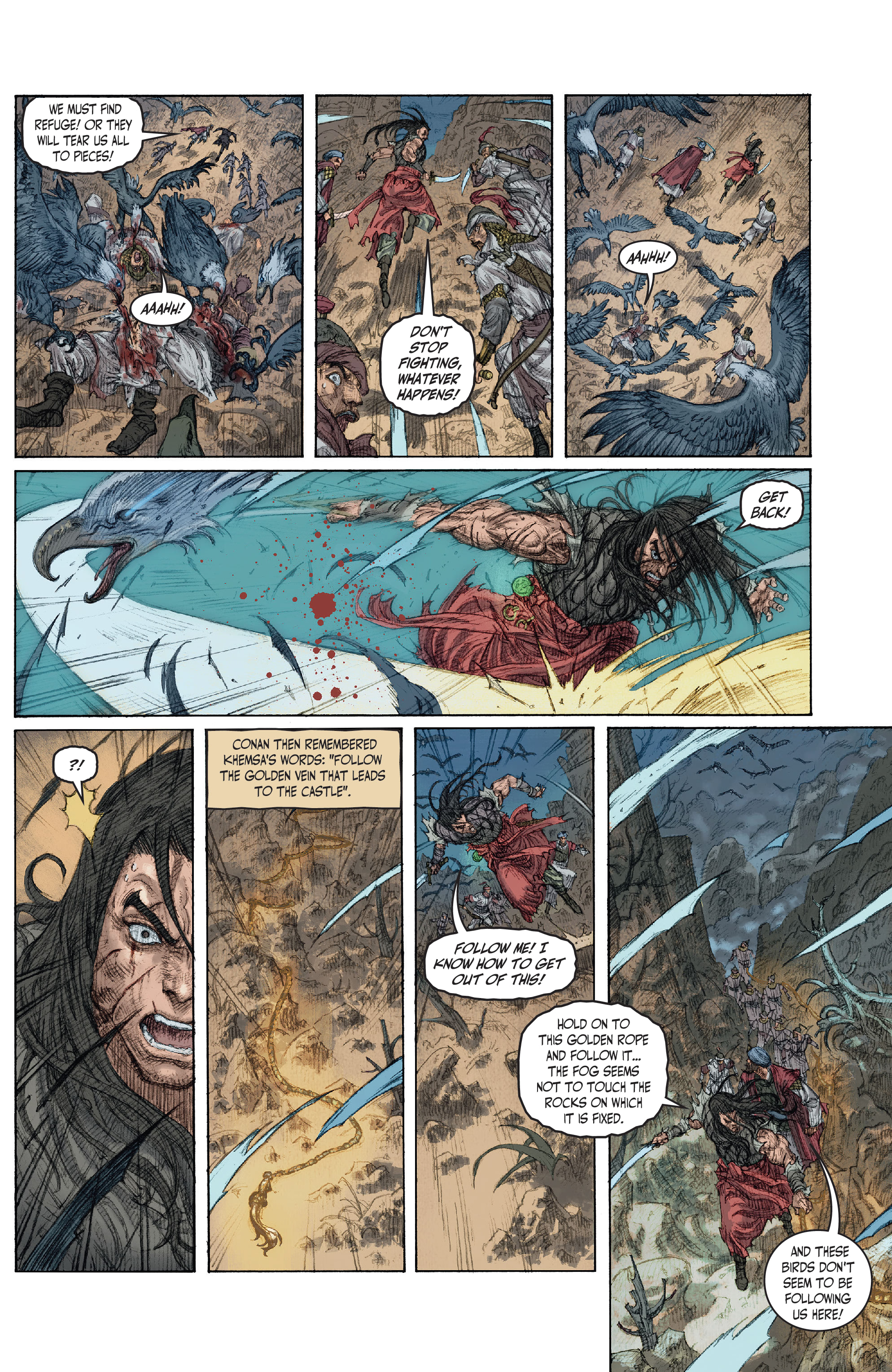 Read online The Cimmerian: People of the Black Circle comic -  Issue #3 - 9