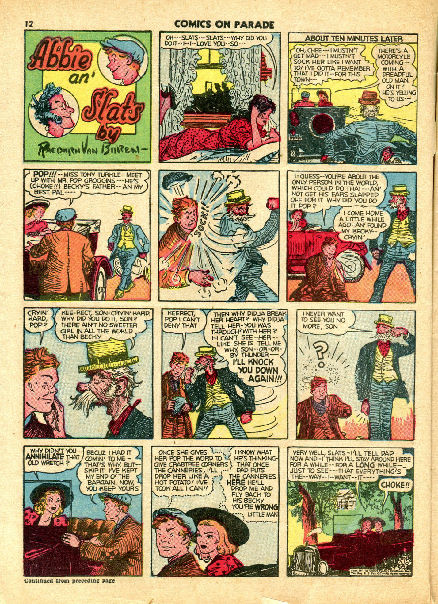 Read online Comics on Parade comic -  Issue #24 - 13
