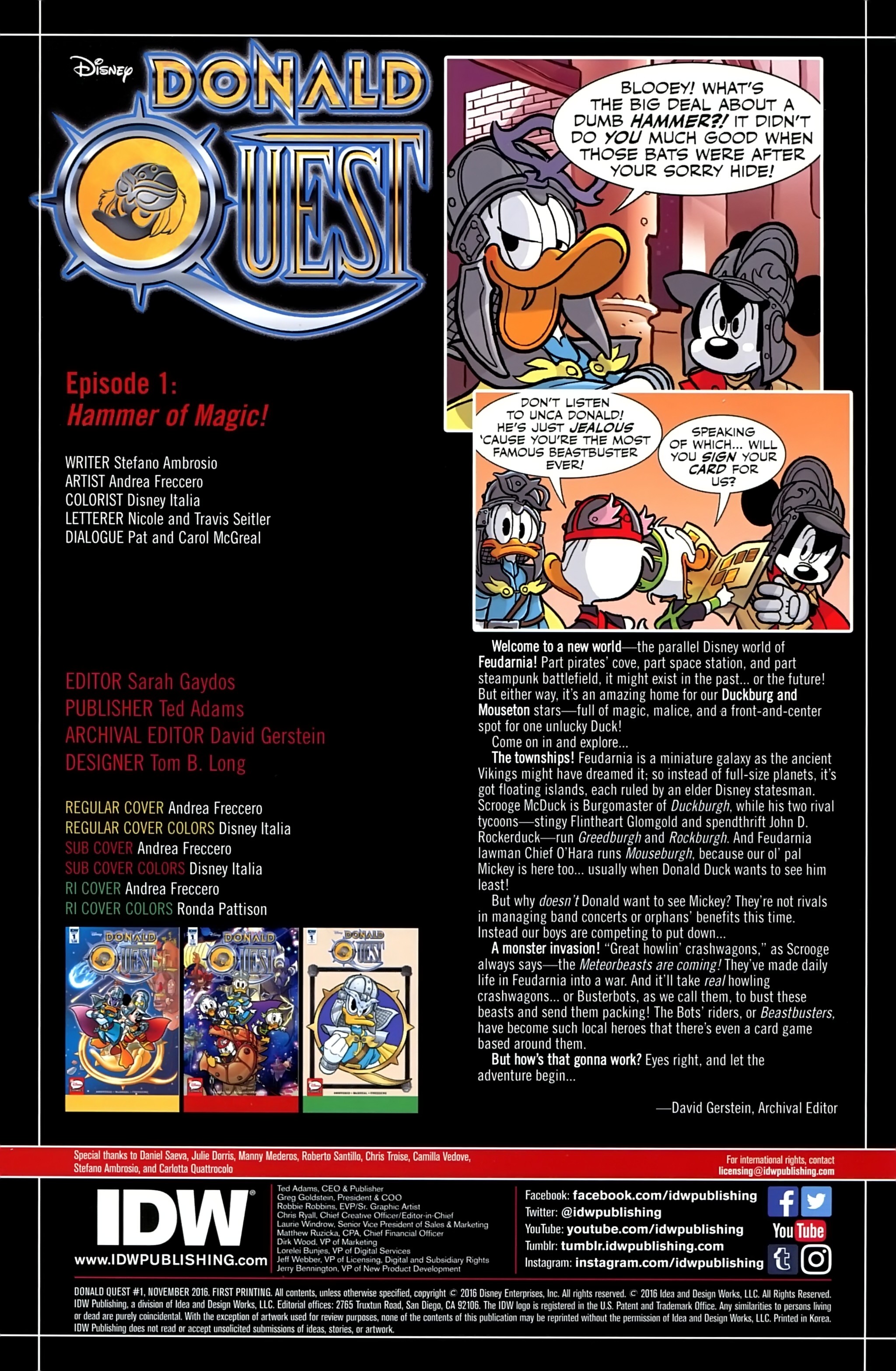 Read online Donald Quest comic -  Issue #1 - 2