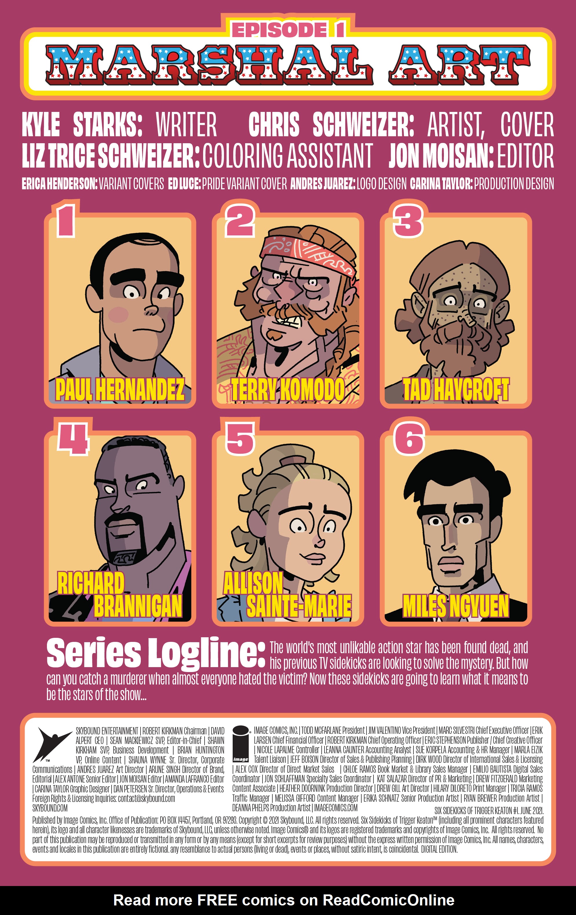 Read online The Six Sidekicks of Trigger Keaton comic -  Issue #1 - 2