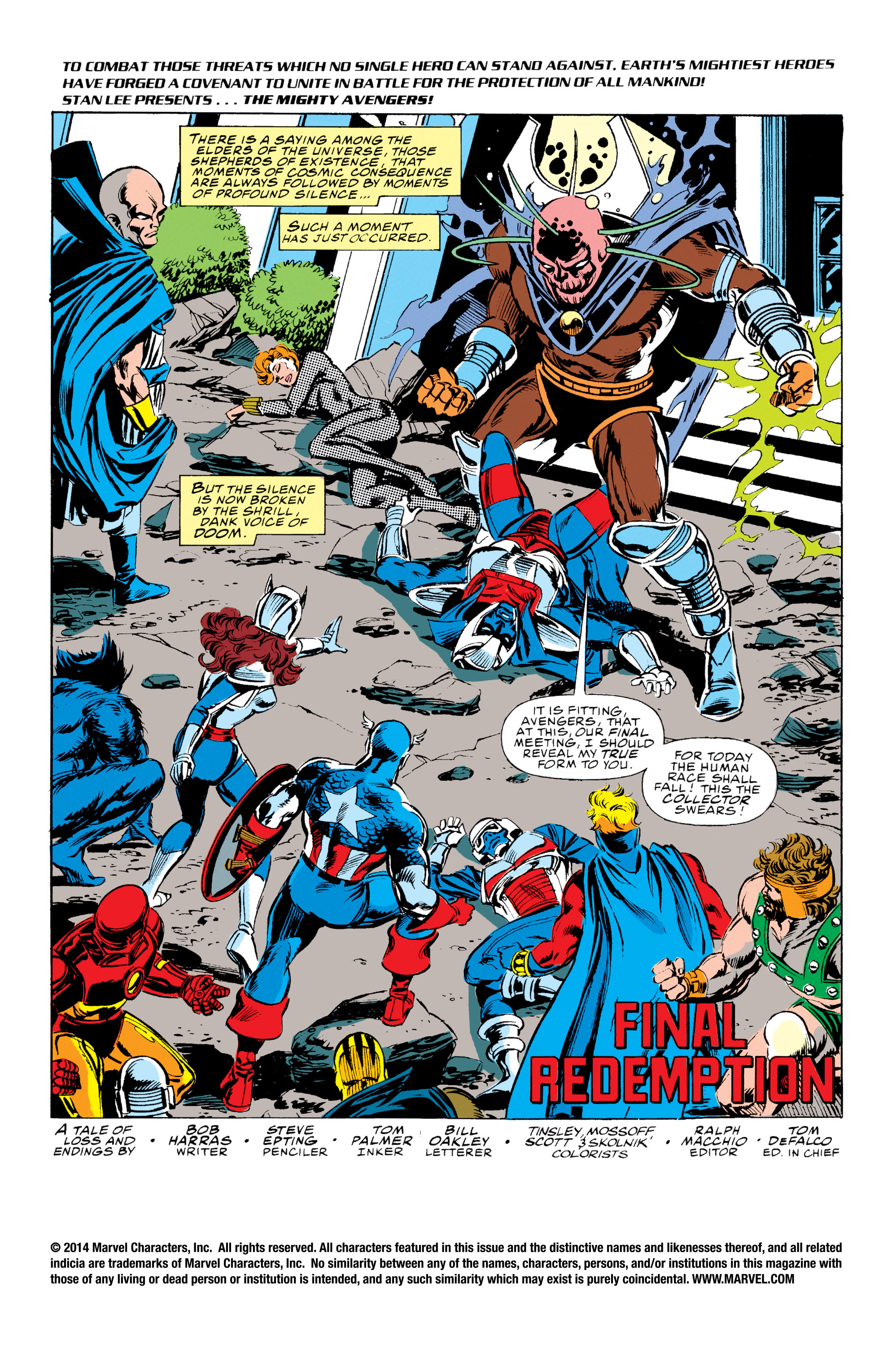 Read online The Avengers (1963) comic -  Issue #339 - 2