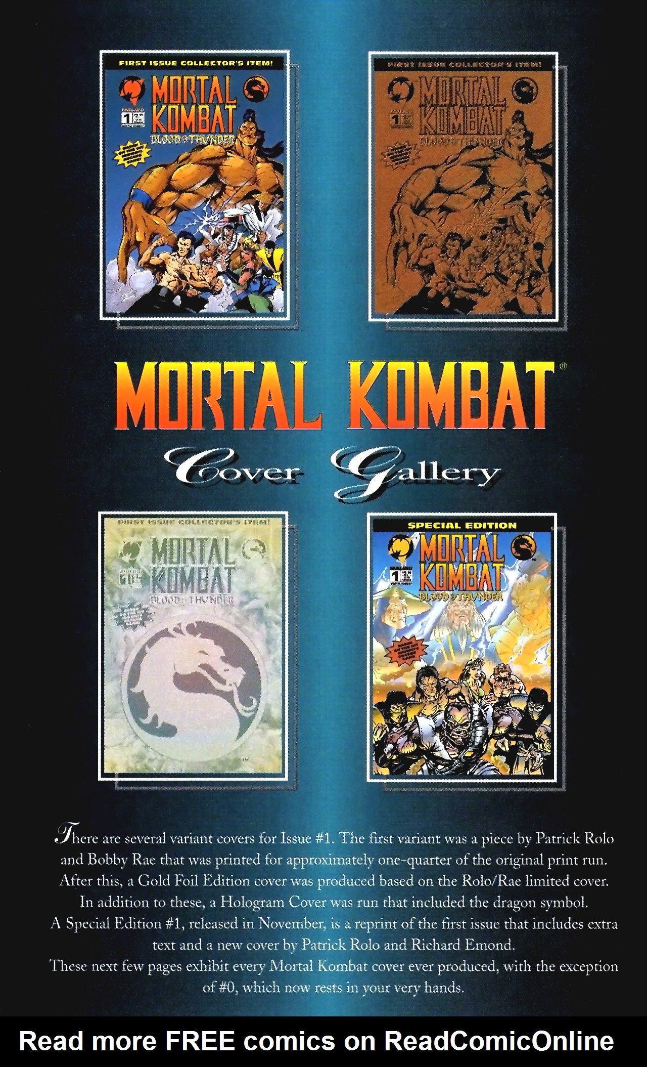Read online Mortal Kombat (1994) comic -  Issue #0 - 22