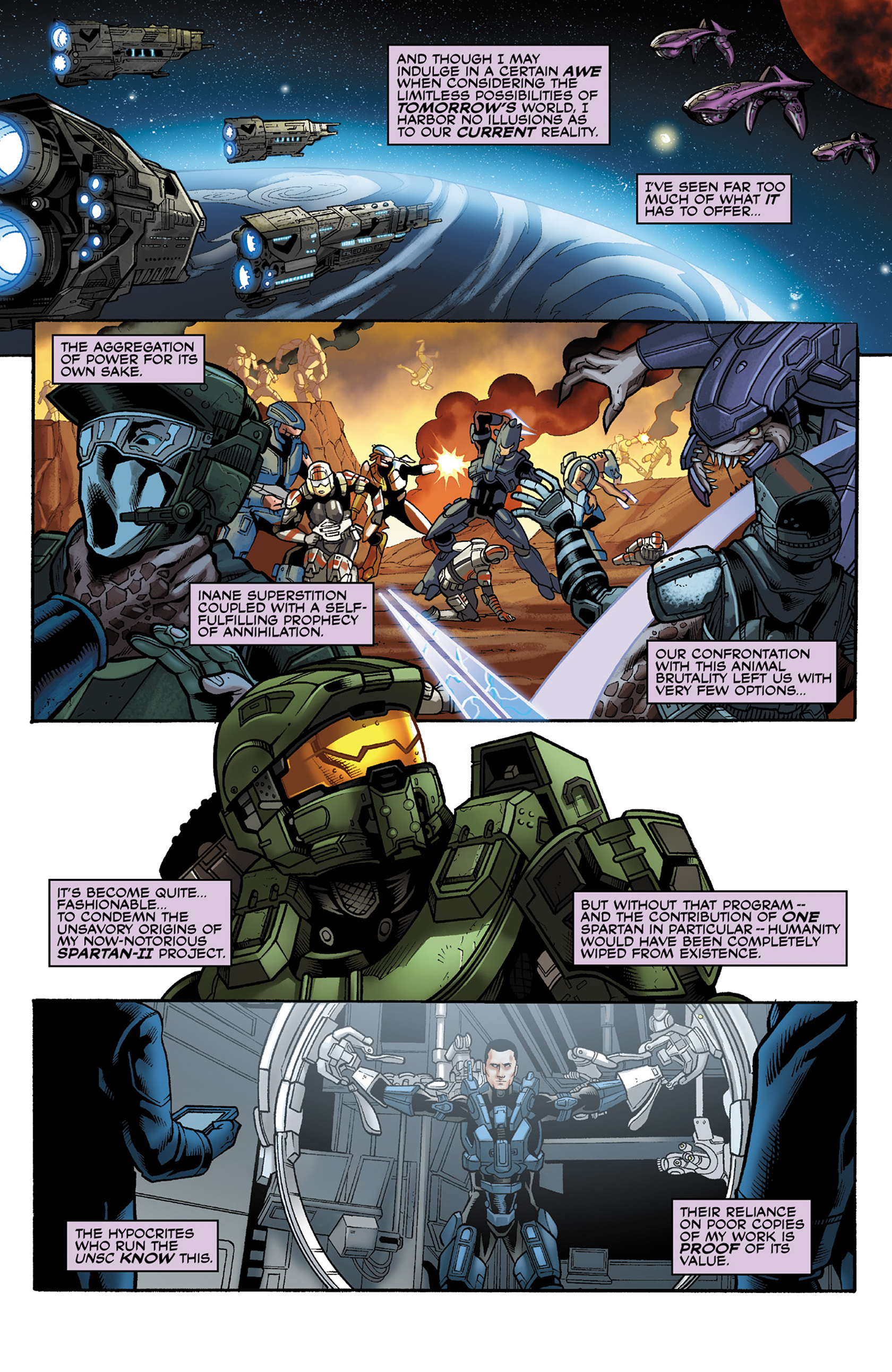 Read online Halo: Escalation comic -  Issue #13 - 4