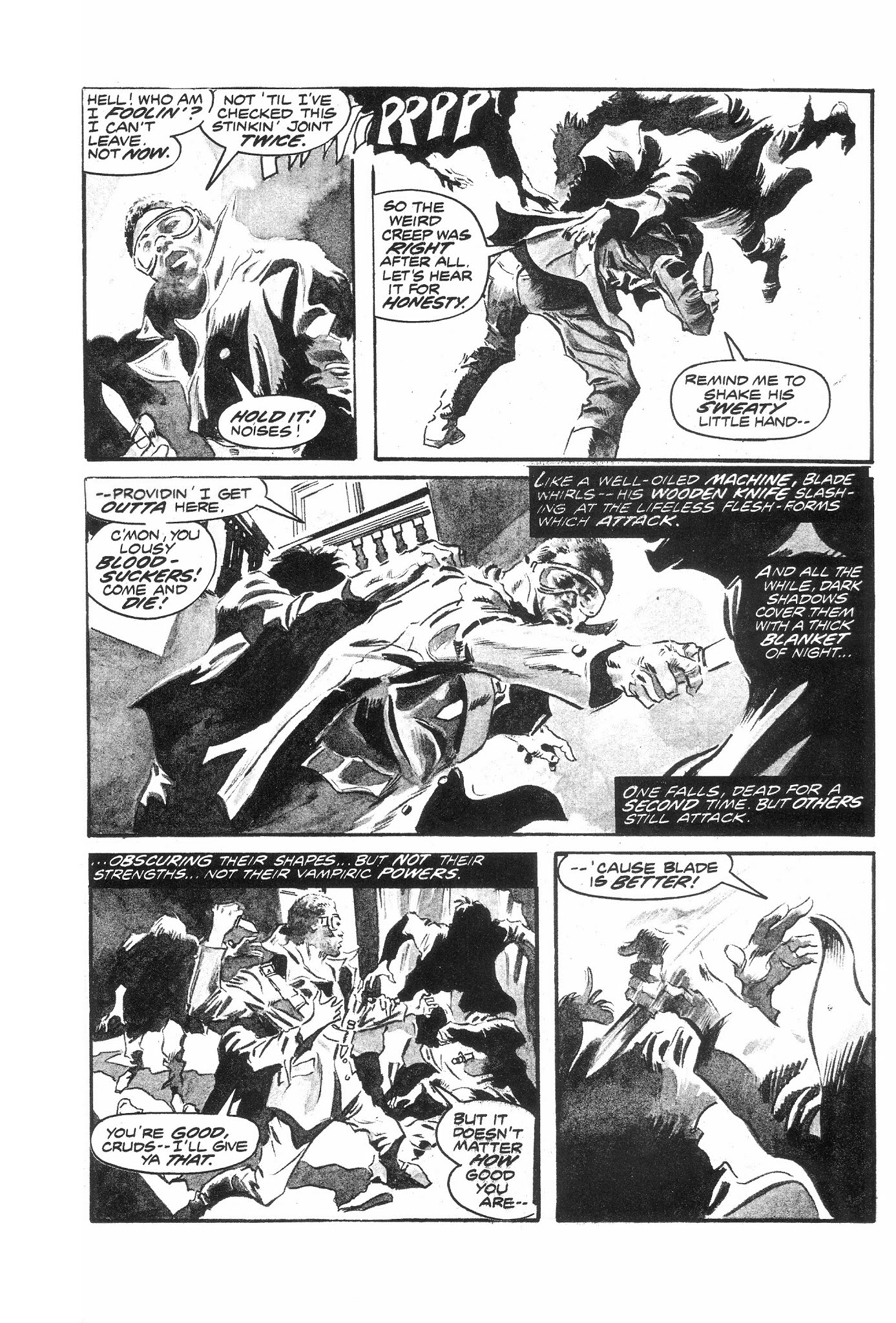 Read online Blade: Black & White comic -  Issue # TPB - 89