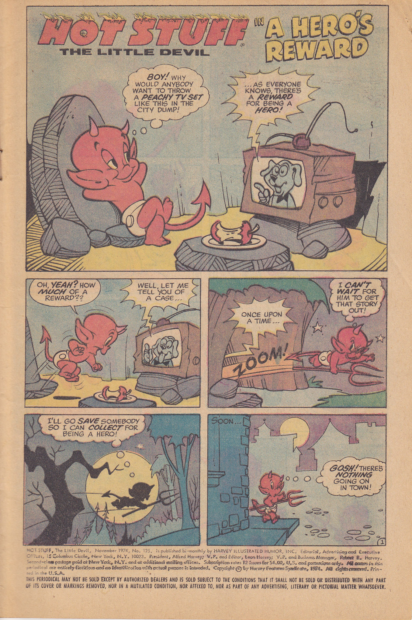 Read online Hot Stuff, the Little Devil comic -  Issue #125 - 5