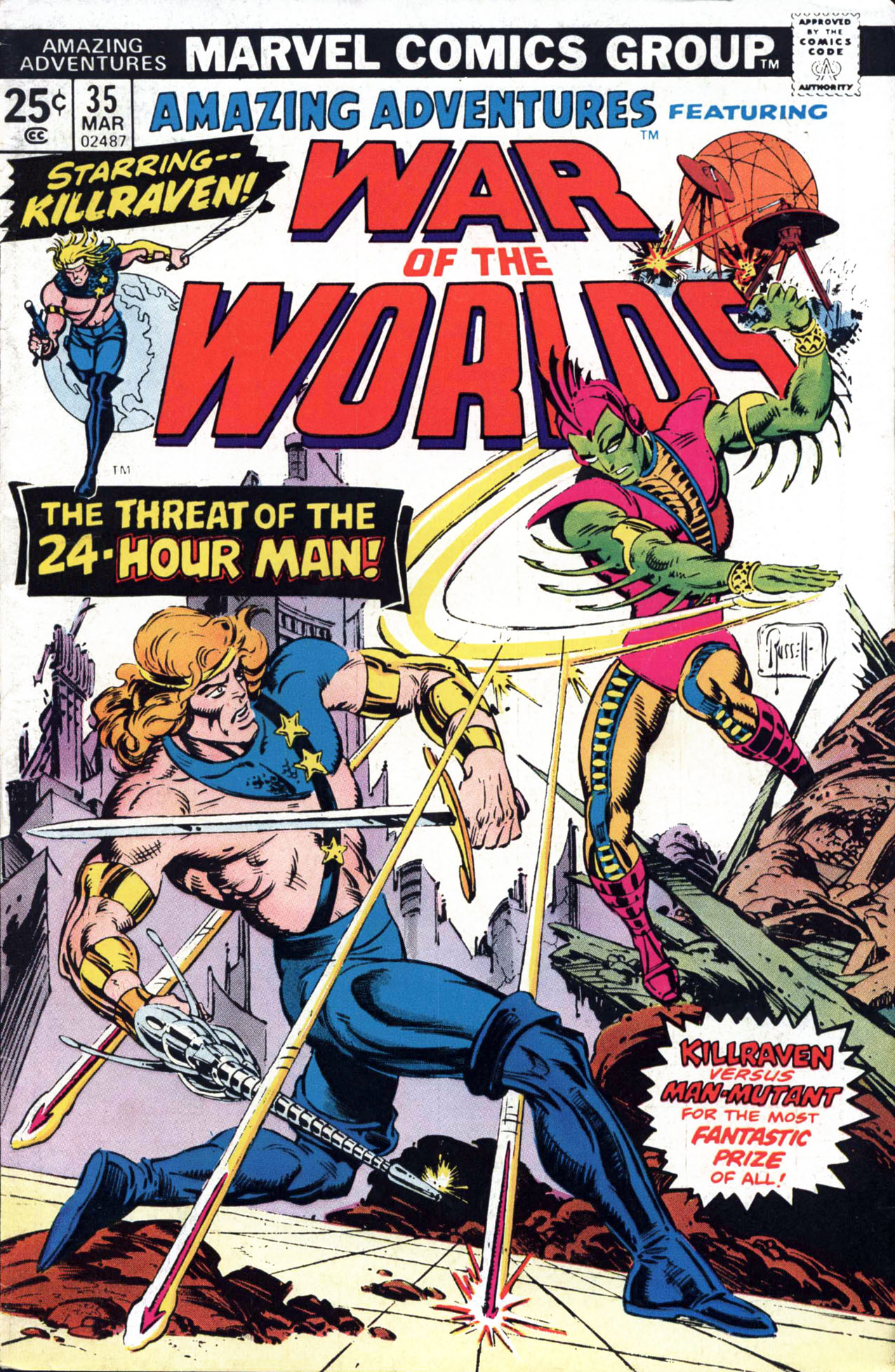 Read online Amazing Adventures (1970) comic -  Issue #35 - 1