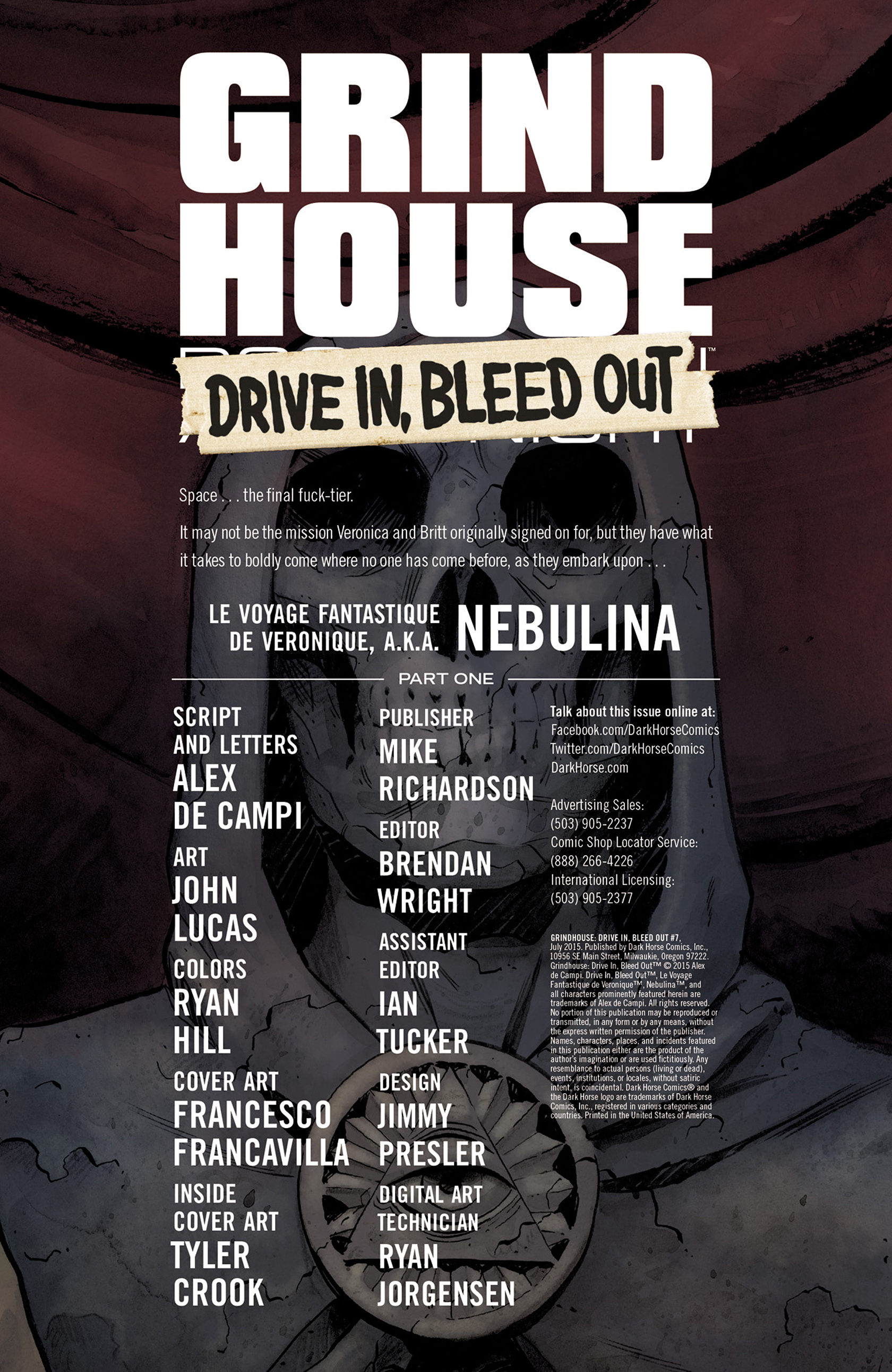 Read online Grindhouse: Drive In, Bleed Out comic -  Issue #7 - 2