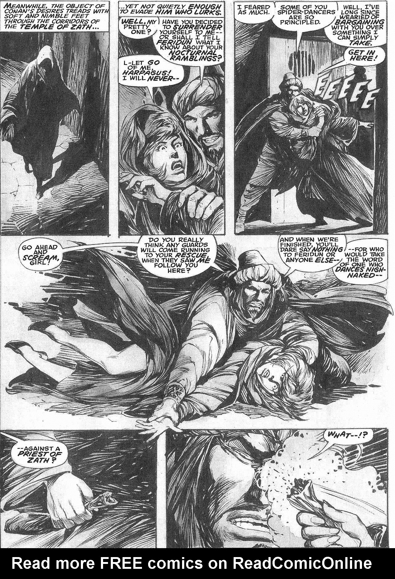 Read online The Savage Sword Of Conan comic -  Issue #209 - 22