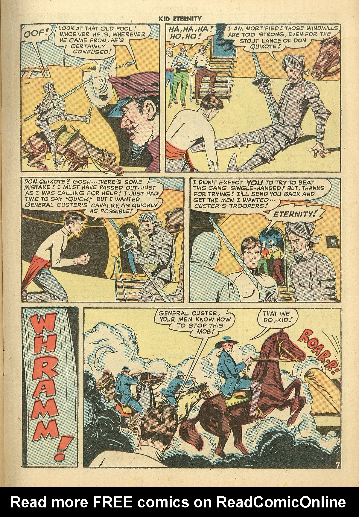 Read online Kid Eternity (1946) comic -  Issue #12 - 21