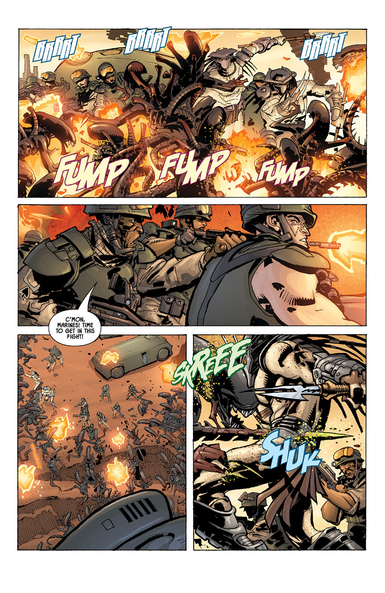 Read online Aliens vs. Predator: Three World War comic -  Issue #4 - 10