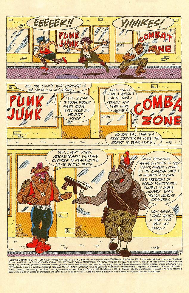 Teenage Mutant Ninja Turtles Adventures (1989) issue 25 - Page 2