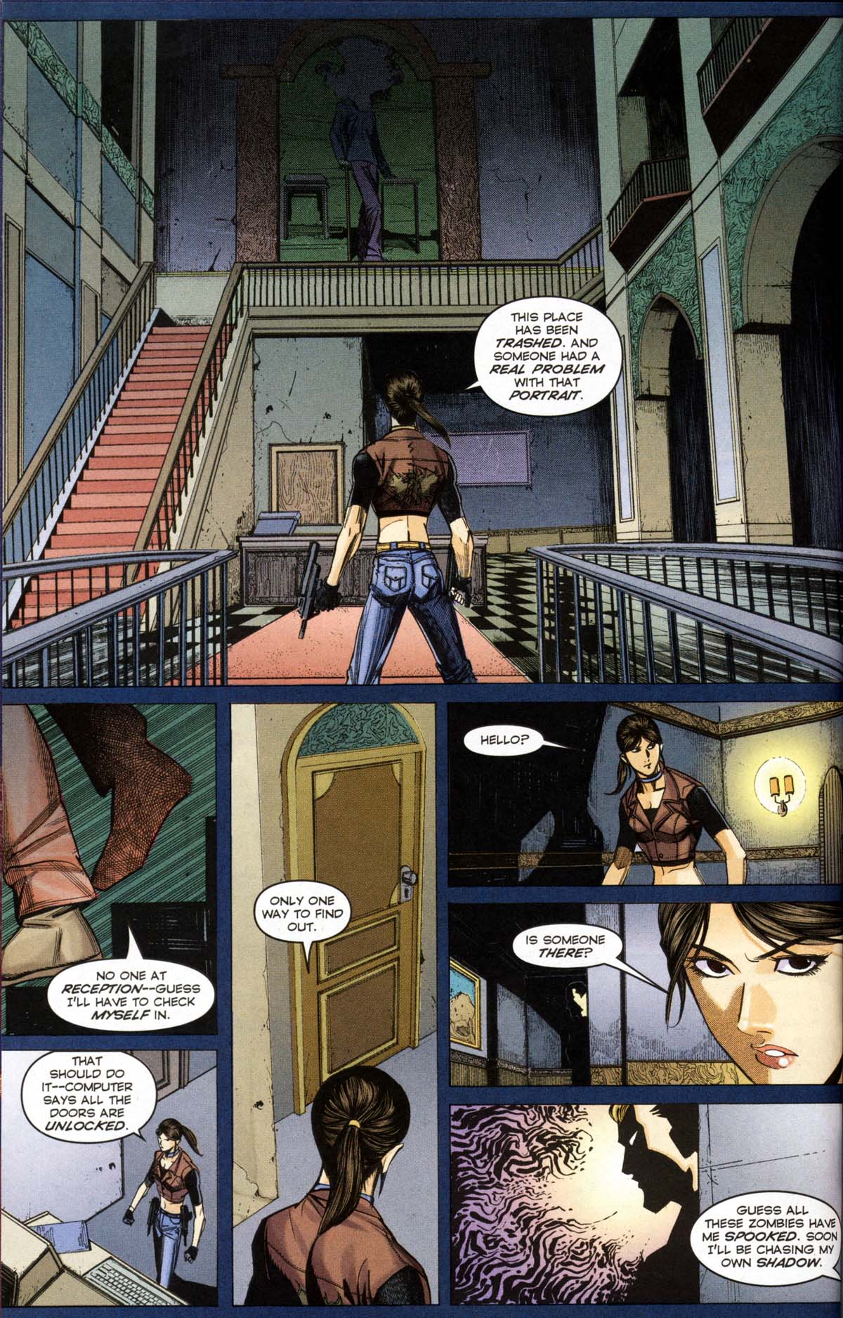Read online Resident Evil Code: Veronica comic -  Issue #1 - 46