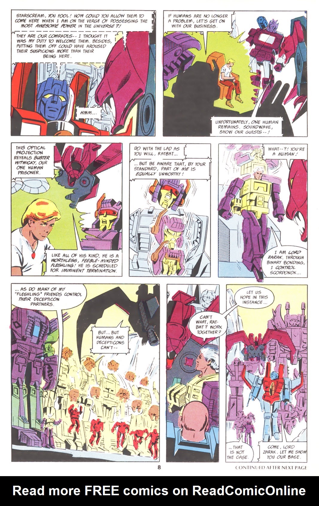 Read online The Transformers (UK) comic -  Issue #206 - 8