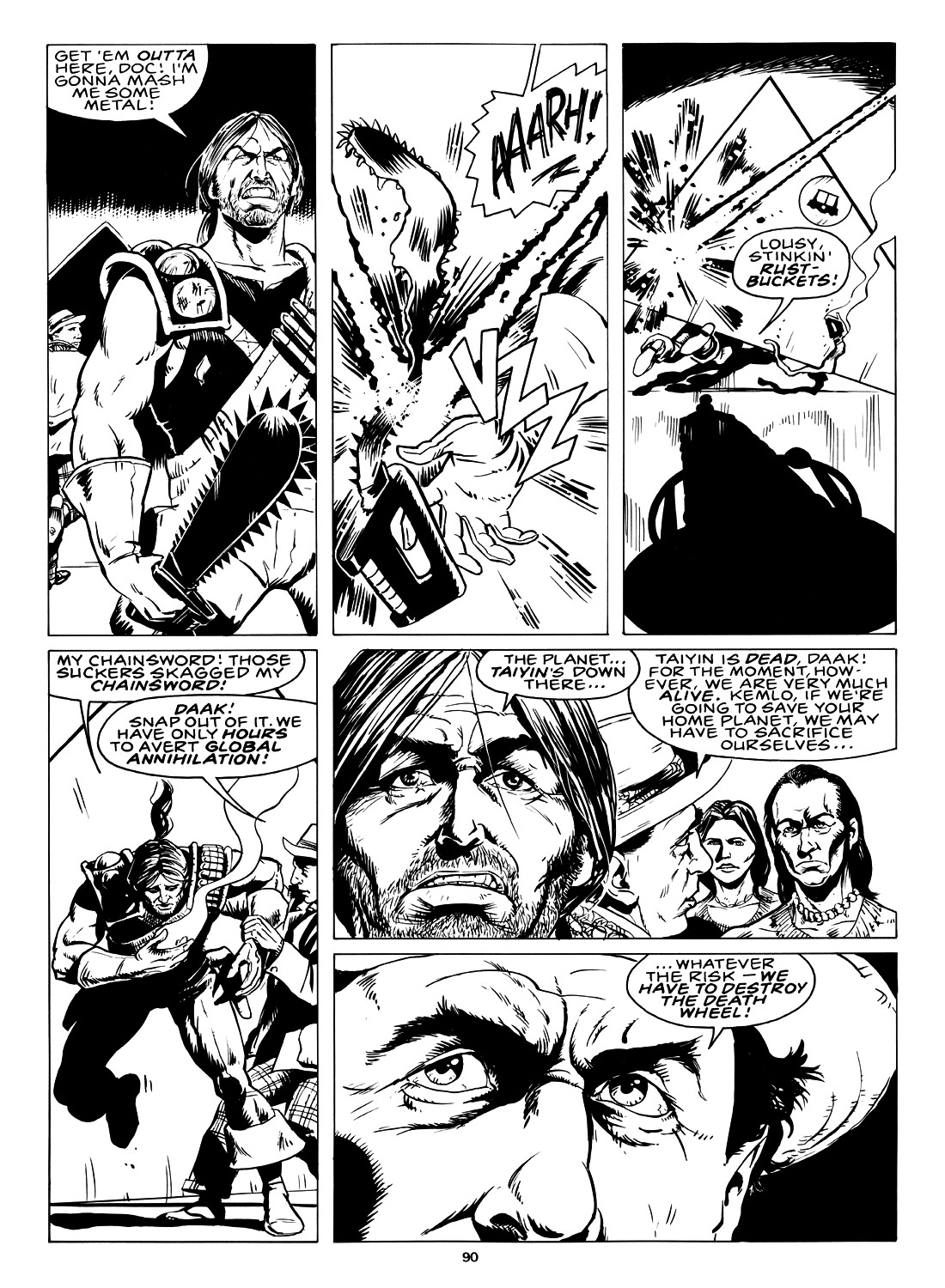 Read online Marvel Graphic Novel comic -  Issue #4 Abslom Daak, Dalek Killer - 85