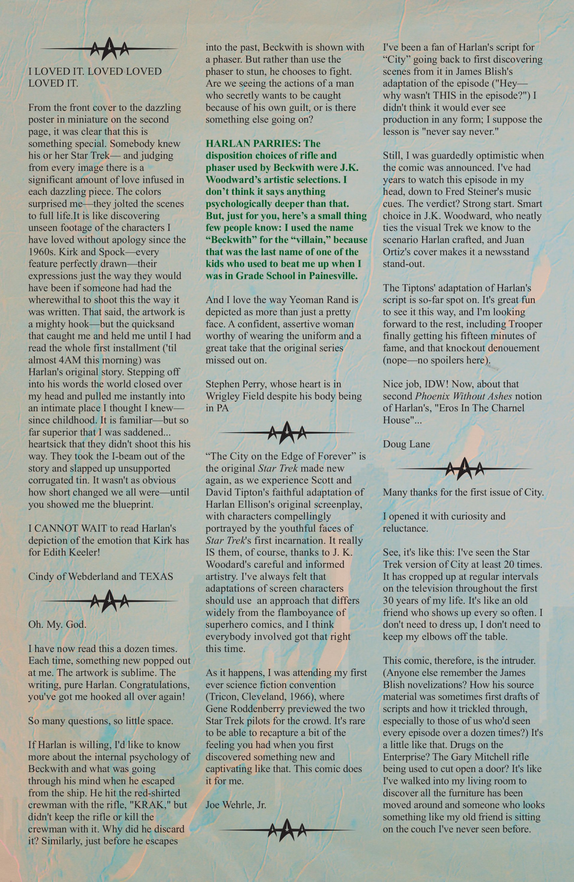 Read online Star Trek: Harlan Ellison's Original The City on the Edge of Forever Teleplay comic -  Issue #2 - 23