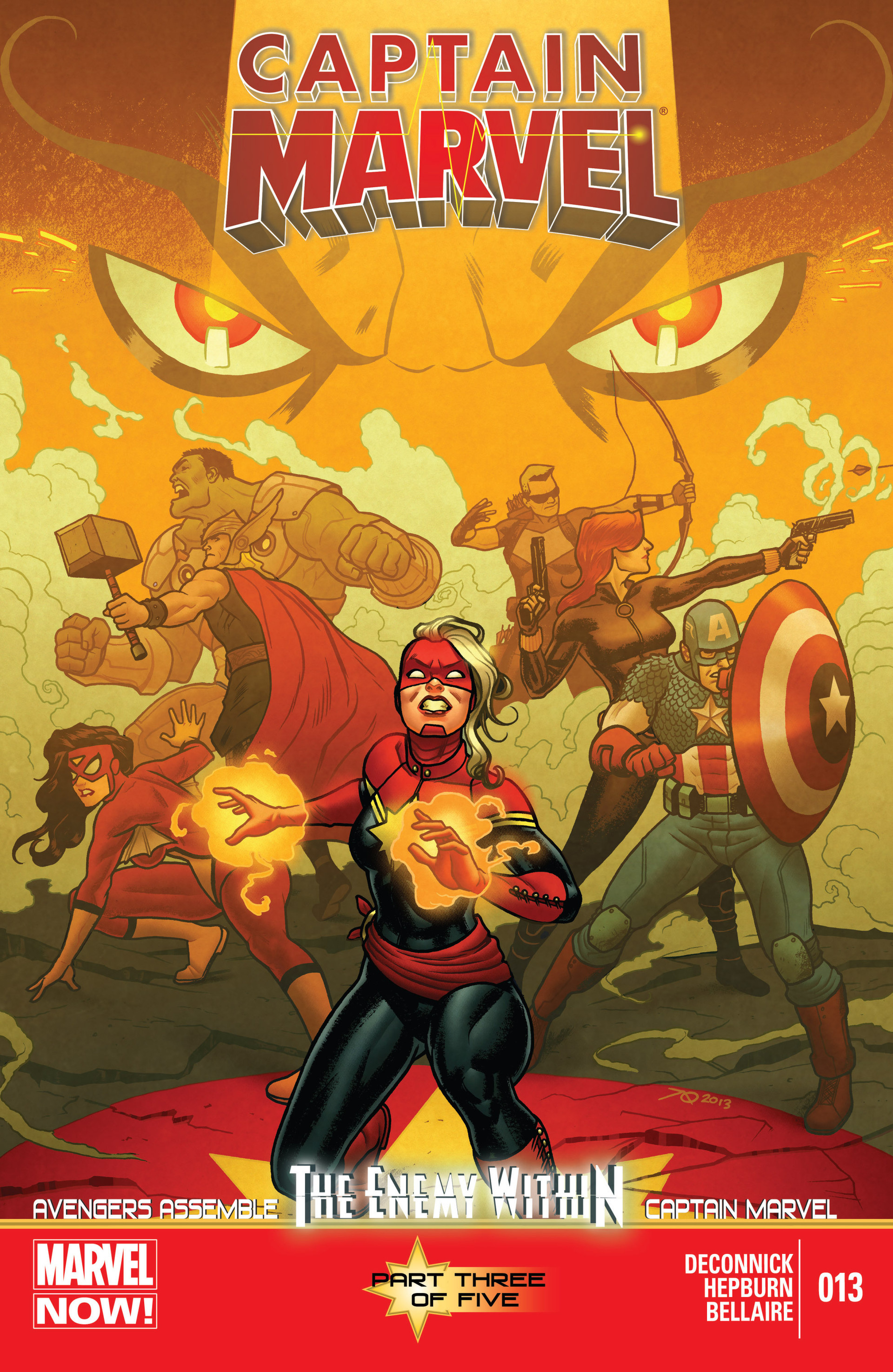 Read online Captain Marvel (2012) comic -  Issue #13 - 1