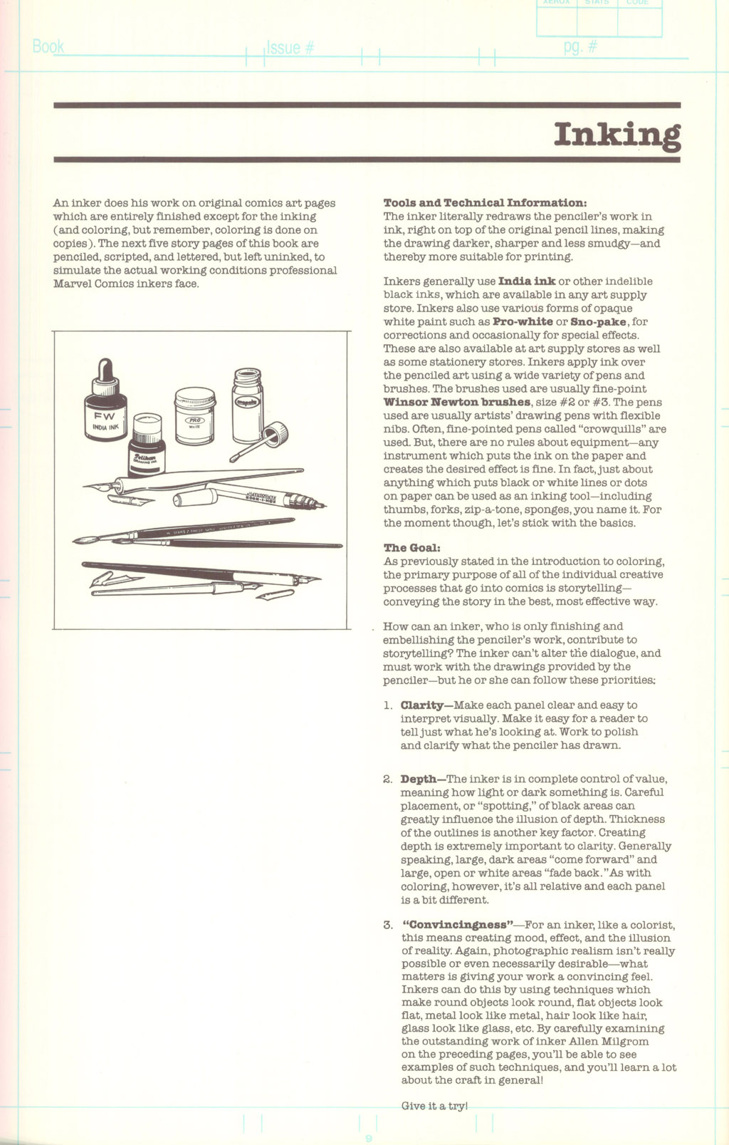 Read online The Official Marvel Comics Try-Out Book comic -  Issue # Full - 10