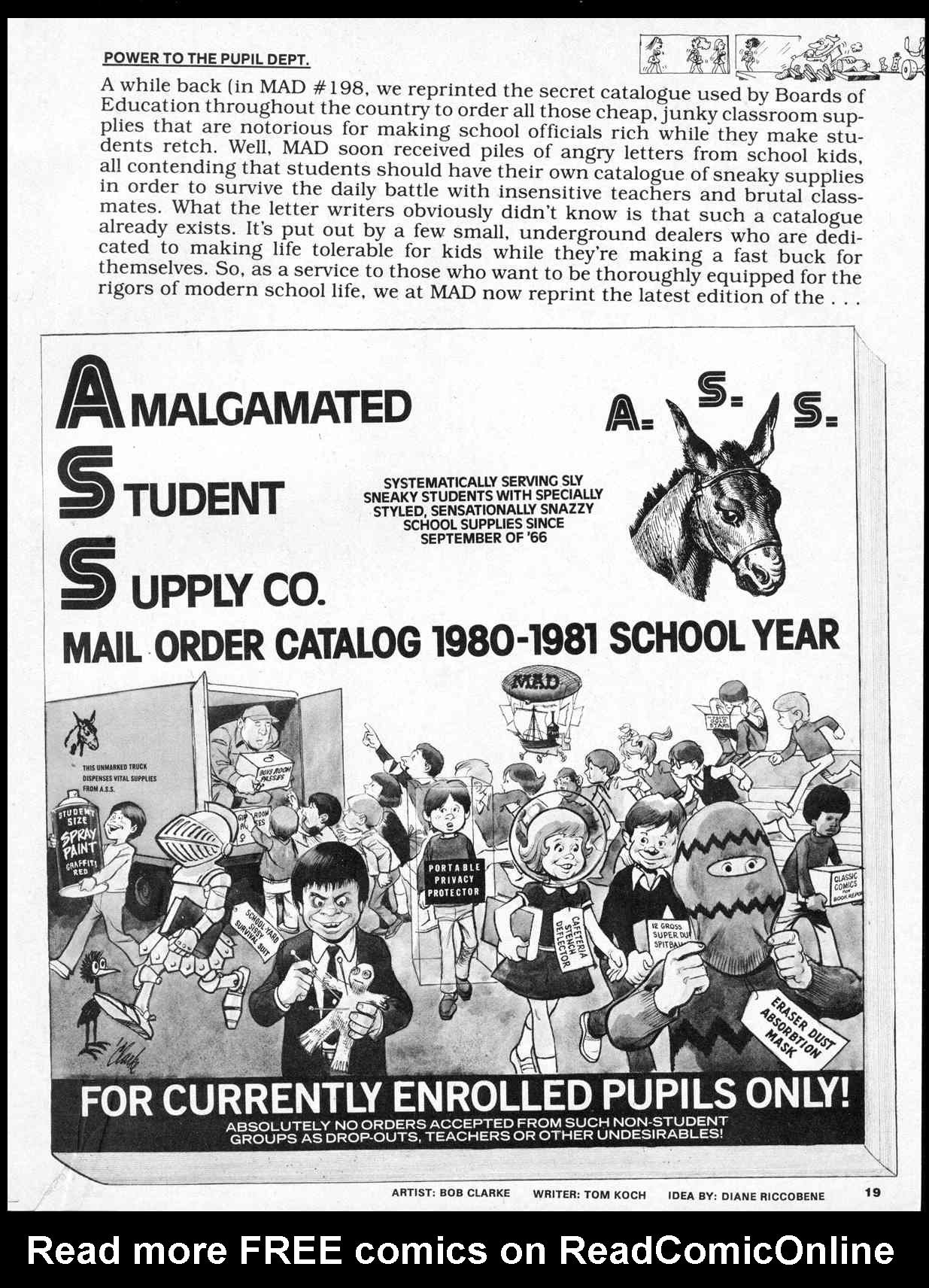 Read online MAD comic -  Issue #220 - 21