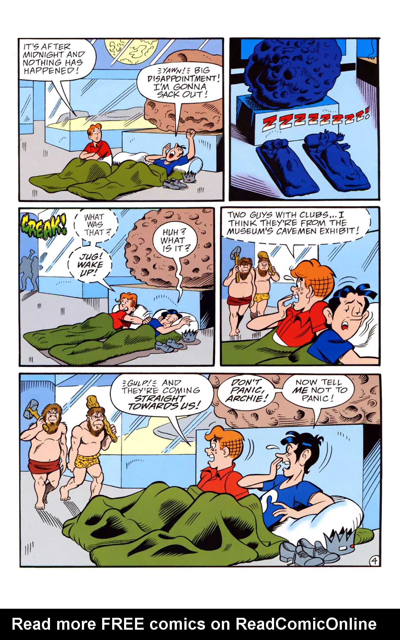 Read online Archie: "The Mystery of the Museum Sleep-In" comic -  Issue # Full - 6
