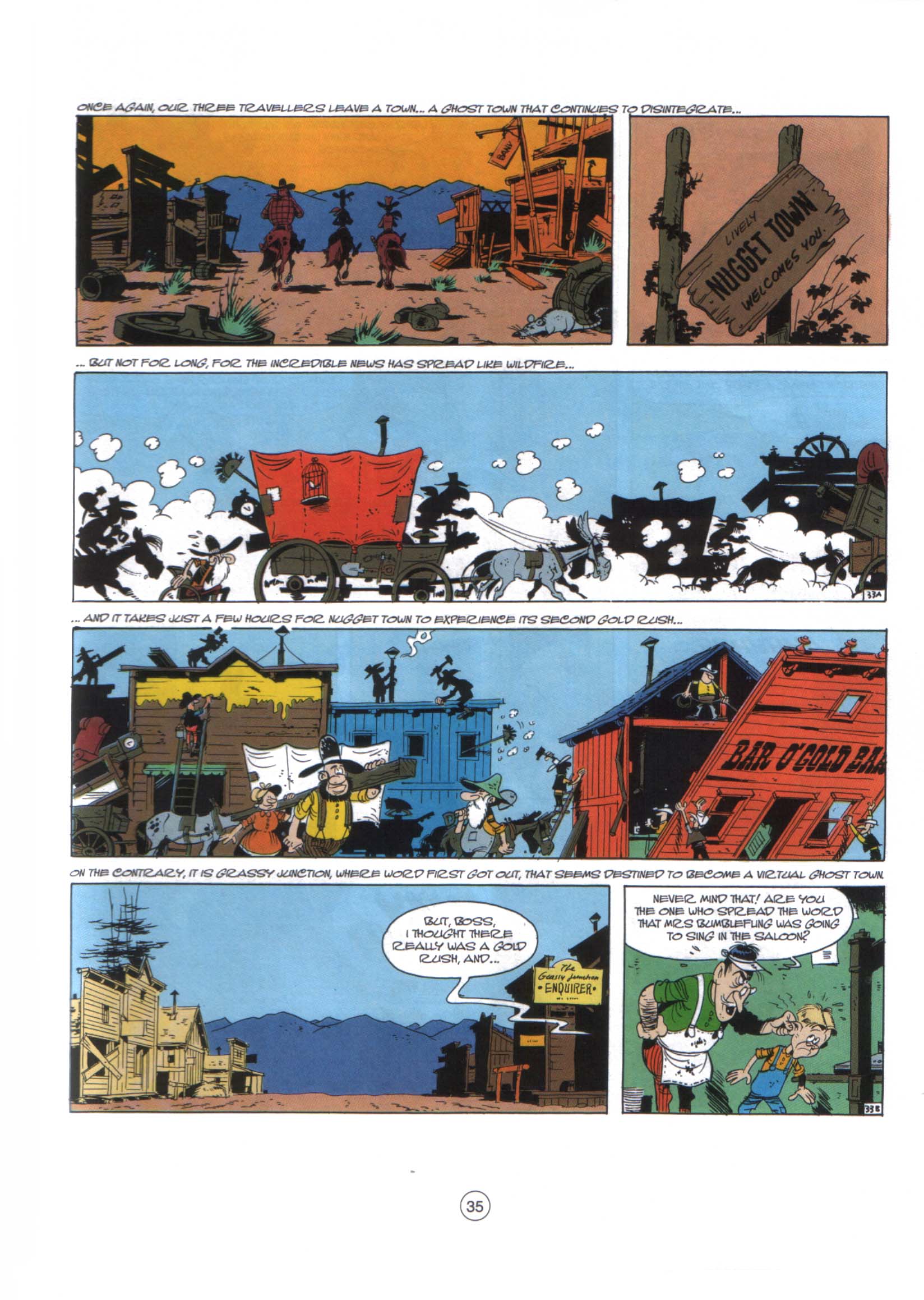 Read online A Lucky Luke Adventure comic -  Issue #29 - 34