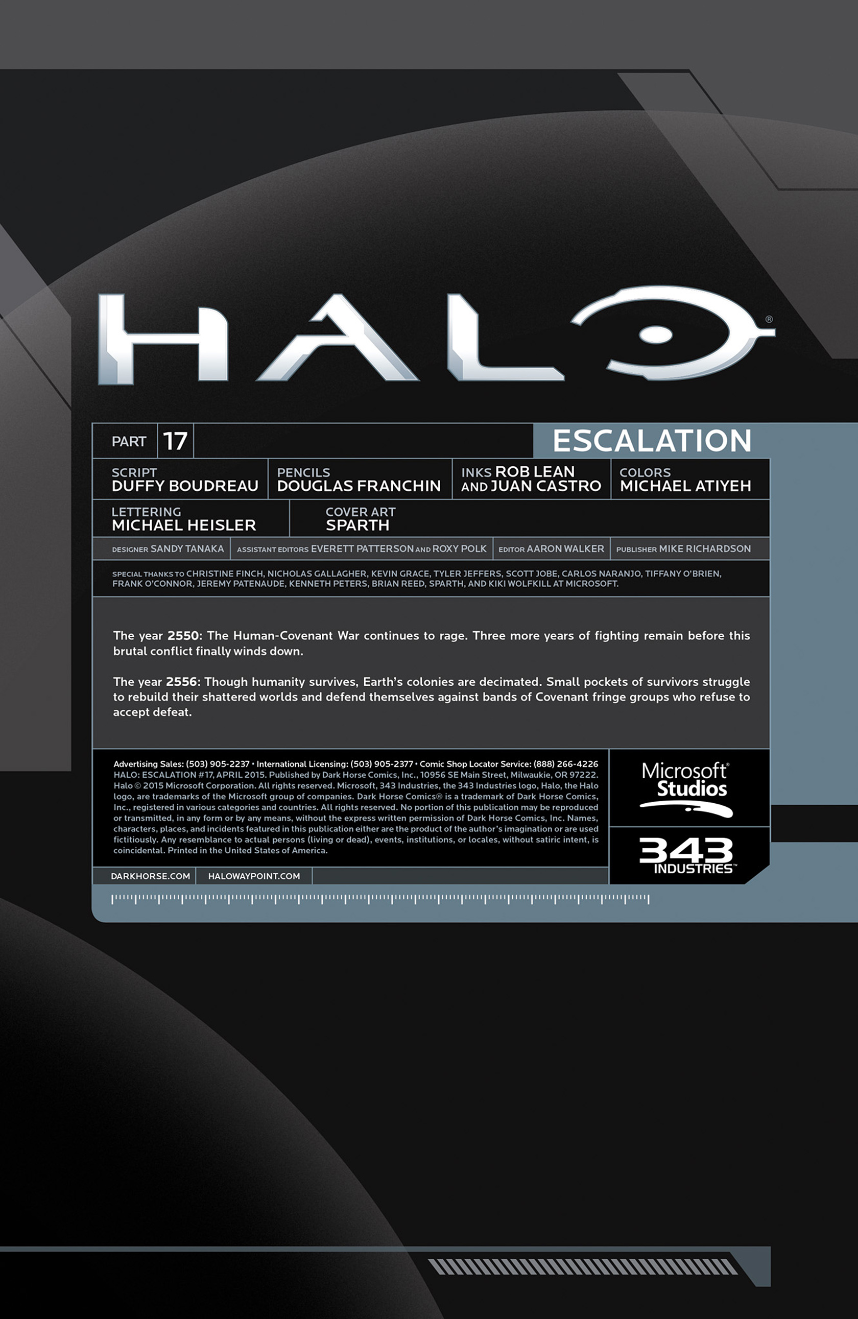 Read online Halo: Escalation comic -  Issue #17 - 2