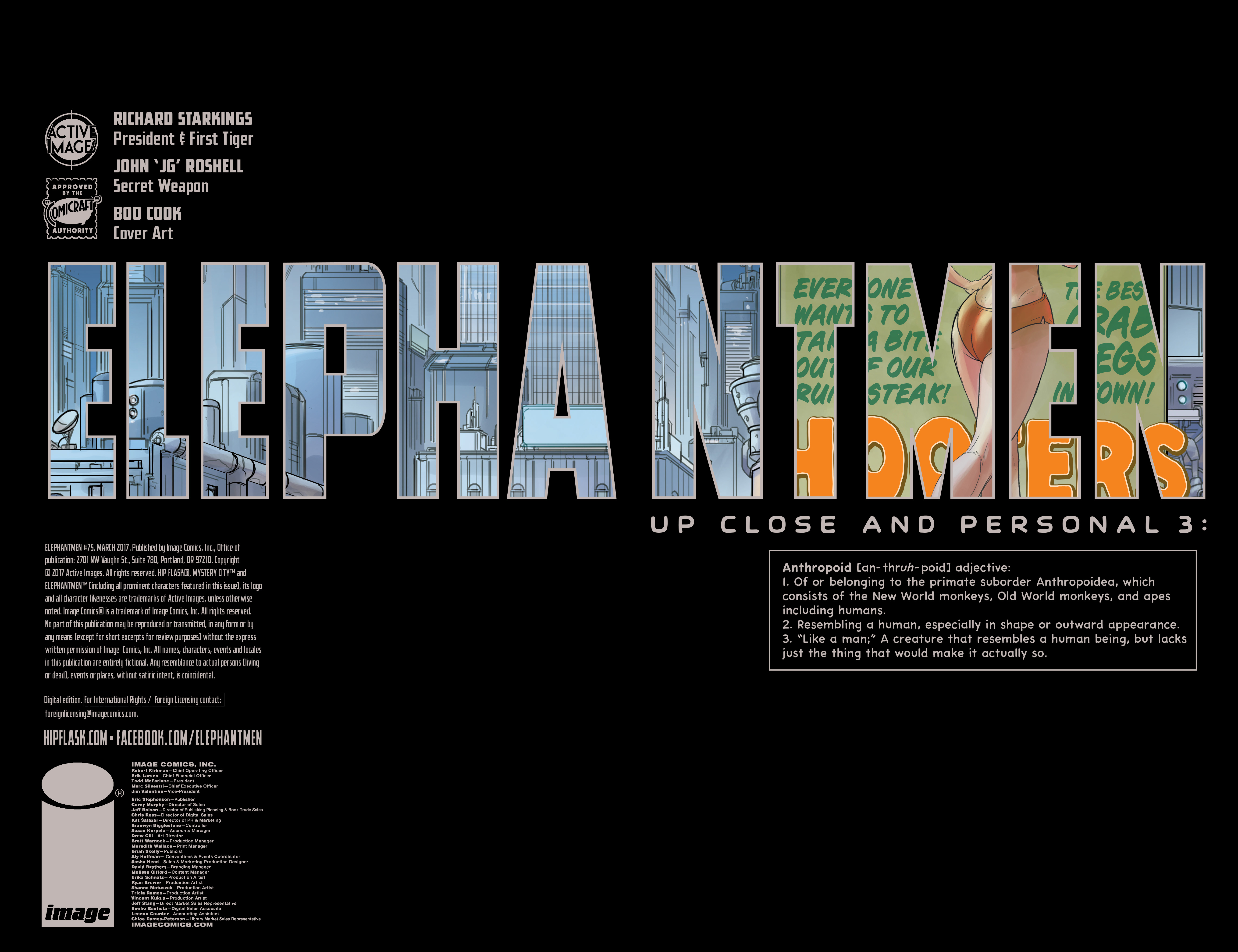 Read online Elephantmen comic -  Issue #75 - 2