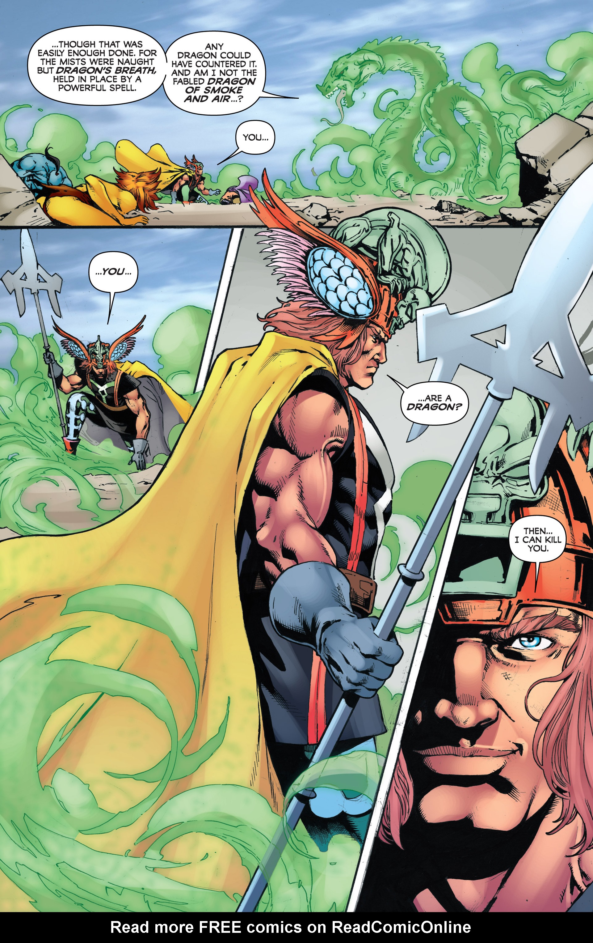 Read online Kirby: Genesis - Dragonsbane comic -  Issue #4 - 16