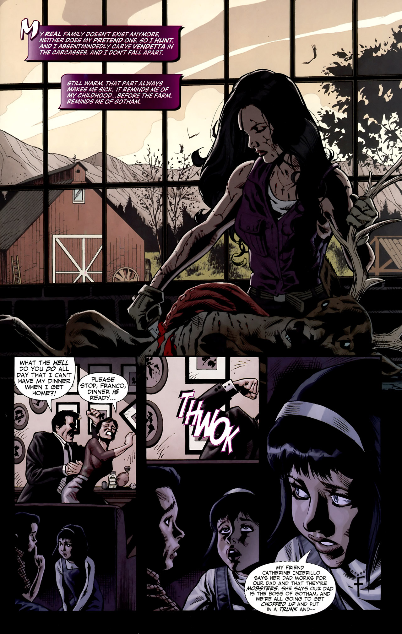 Read online Huntress: Year One comic -  Issue #1 - 4