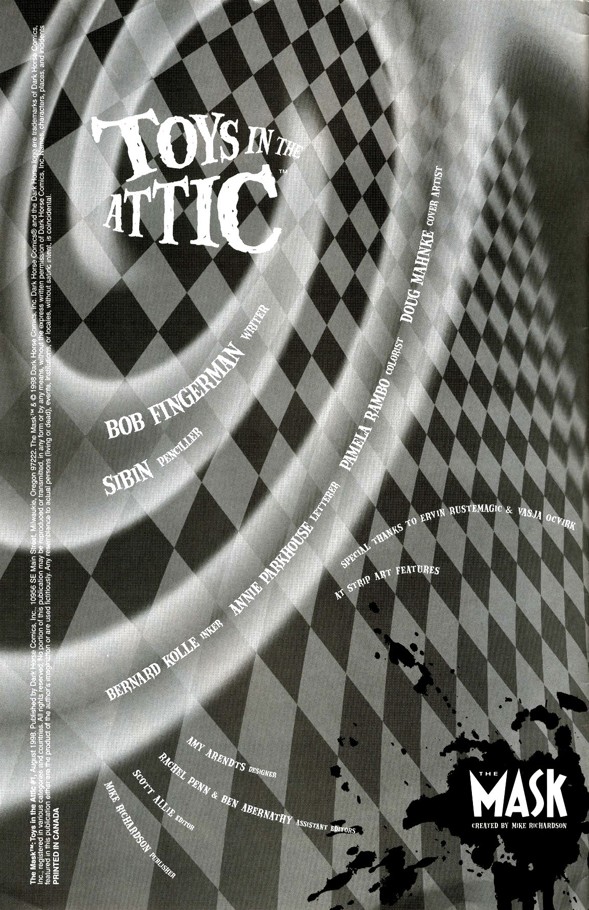 Read online The Mask: Toys In The Attic comic -  Issue #1 - 2