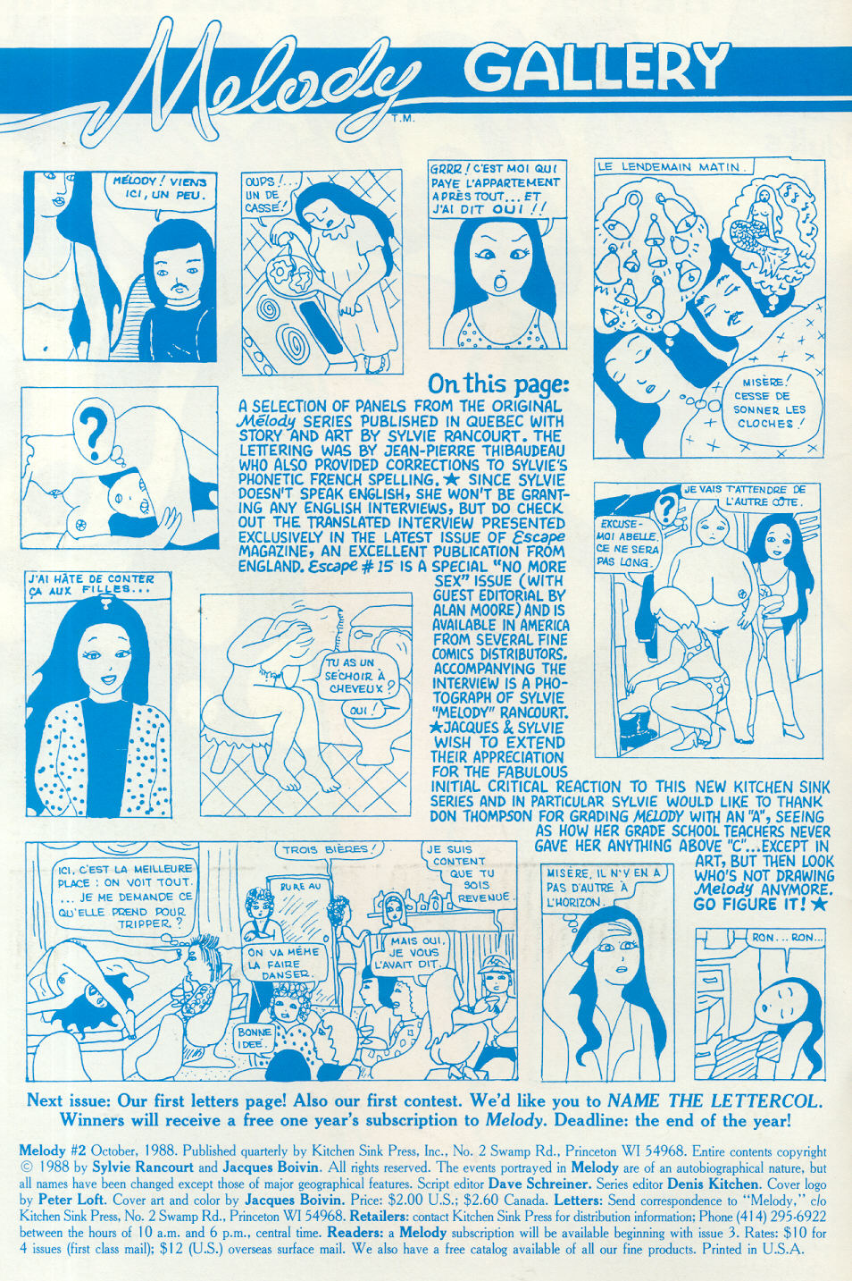 Read online Melody comic -  Issue #2 - 2