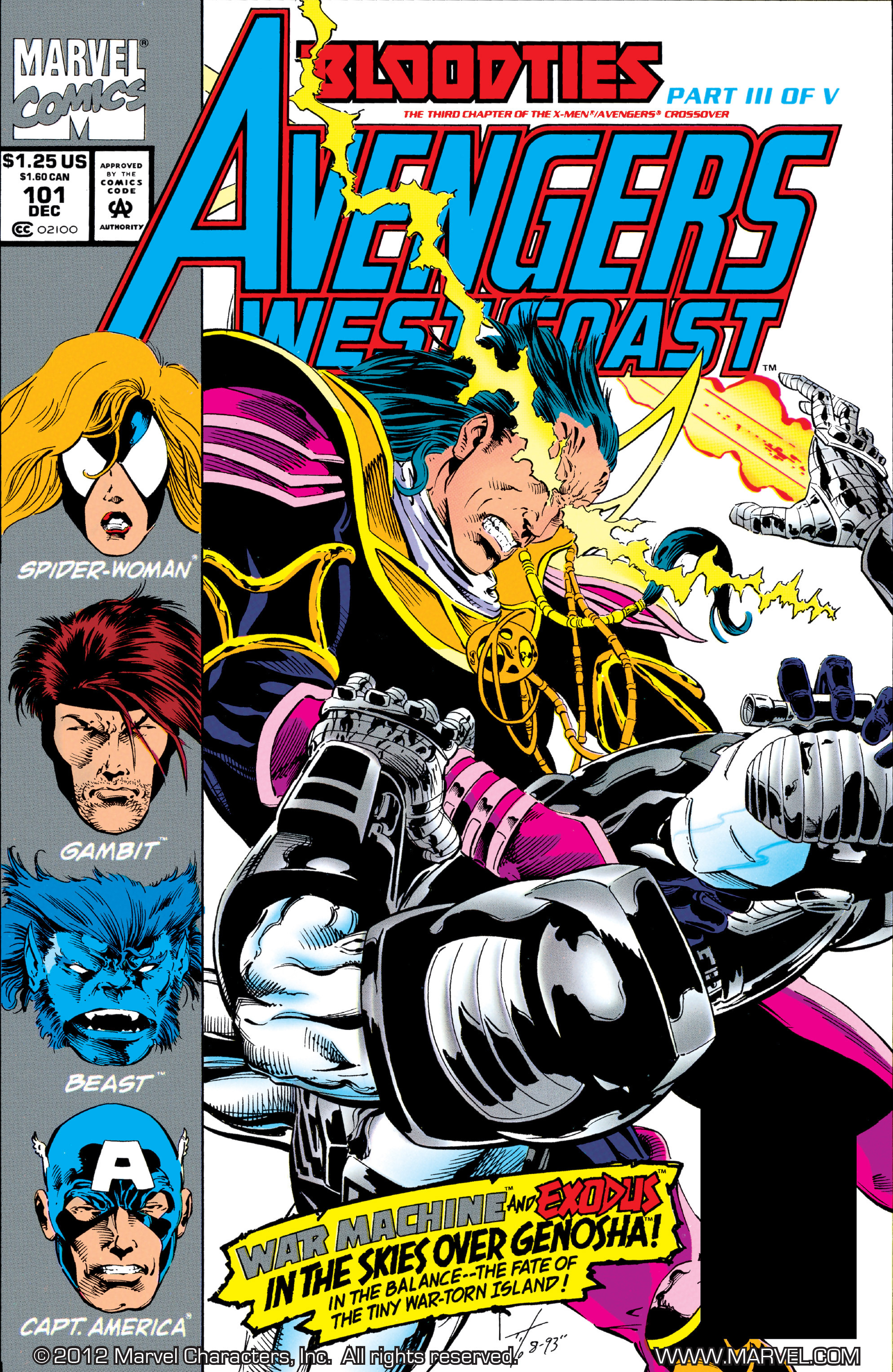 Read online Avengers West Coast (1989) comic -  Issue #101 - 1