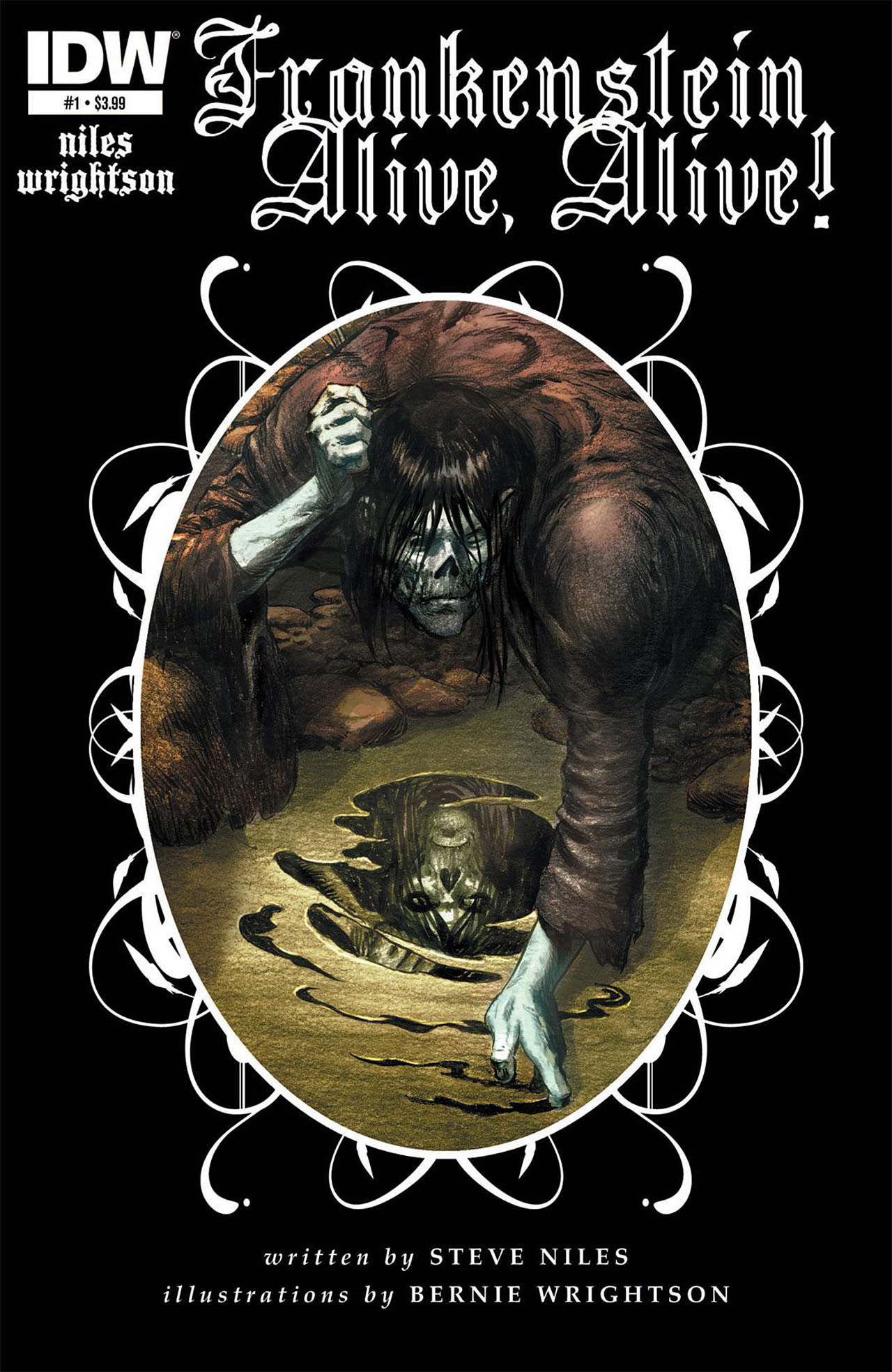 Read online Frankenstein Alive, Alive! comic -  Issue #1 - 1