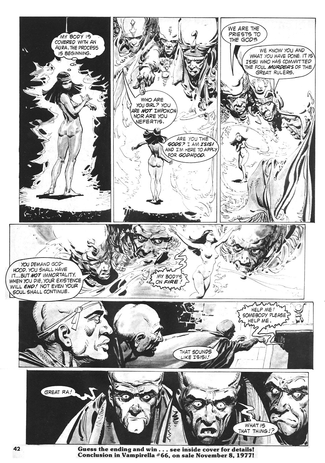 Read online Vampirella (1969) comic -  Issue #65 - 42