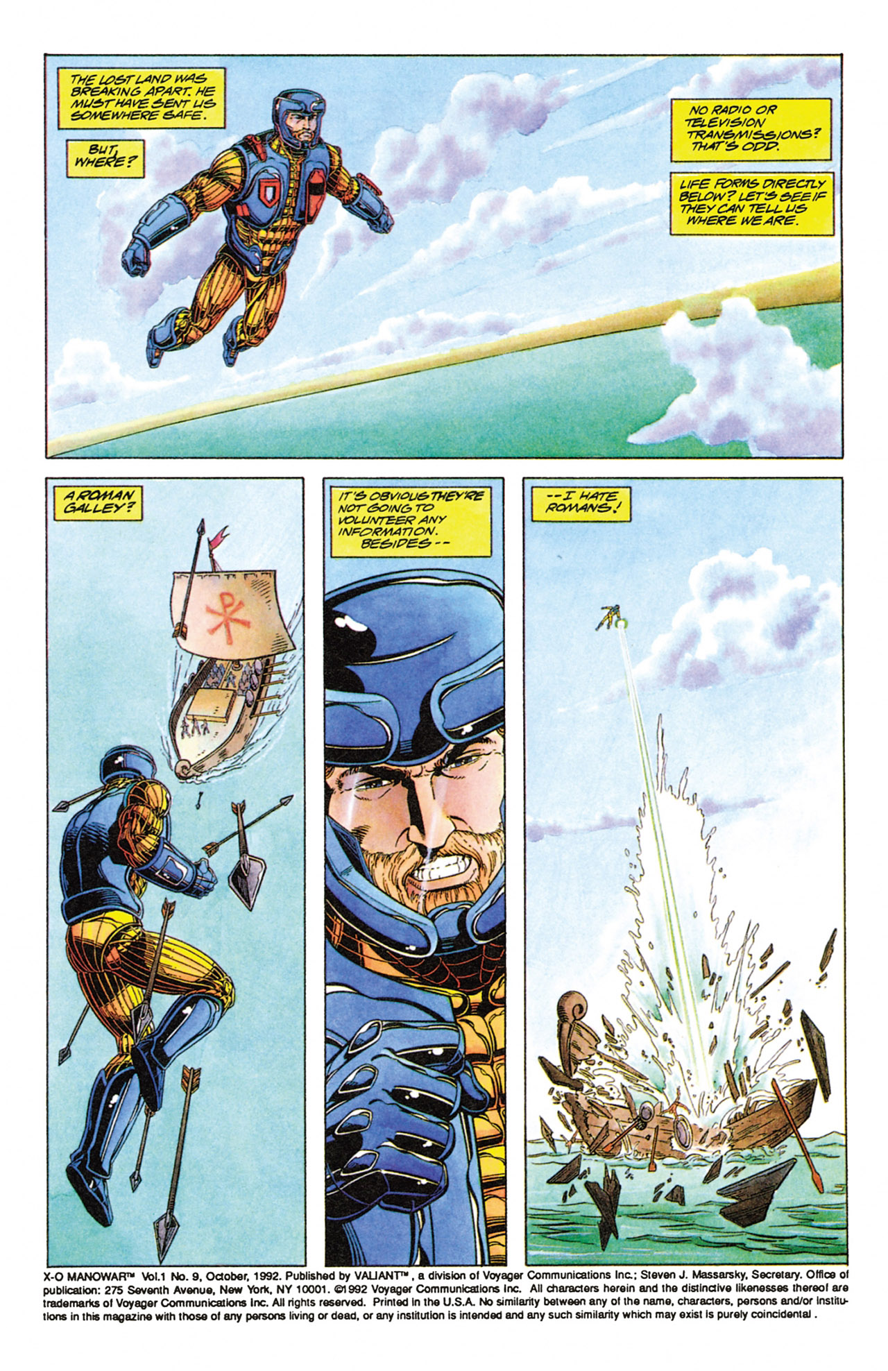 Read online X-O Manowar (1992) comic -  Issue #9 - 3