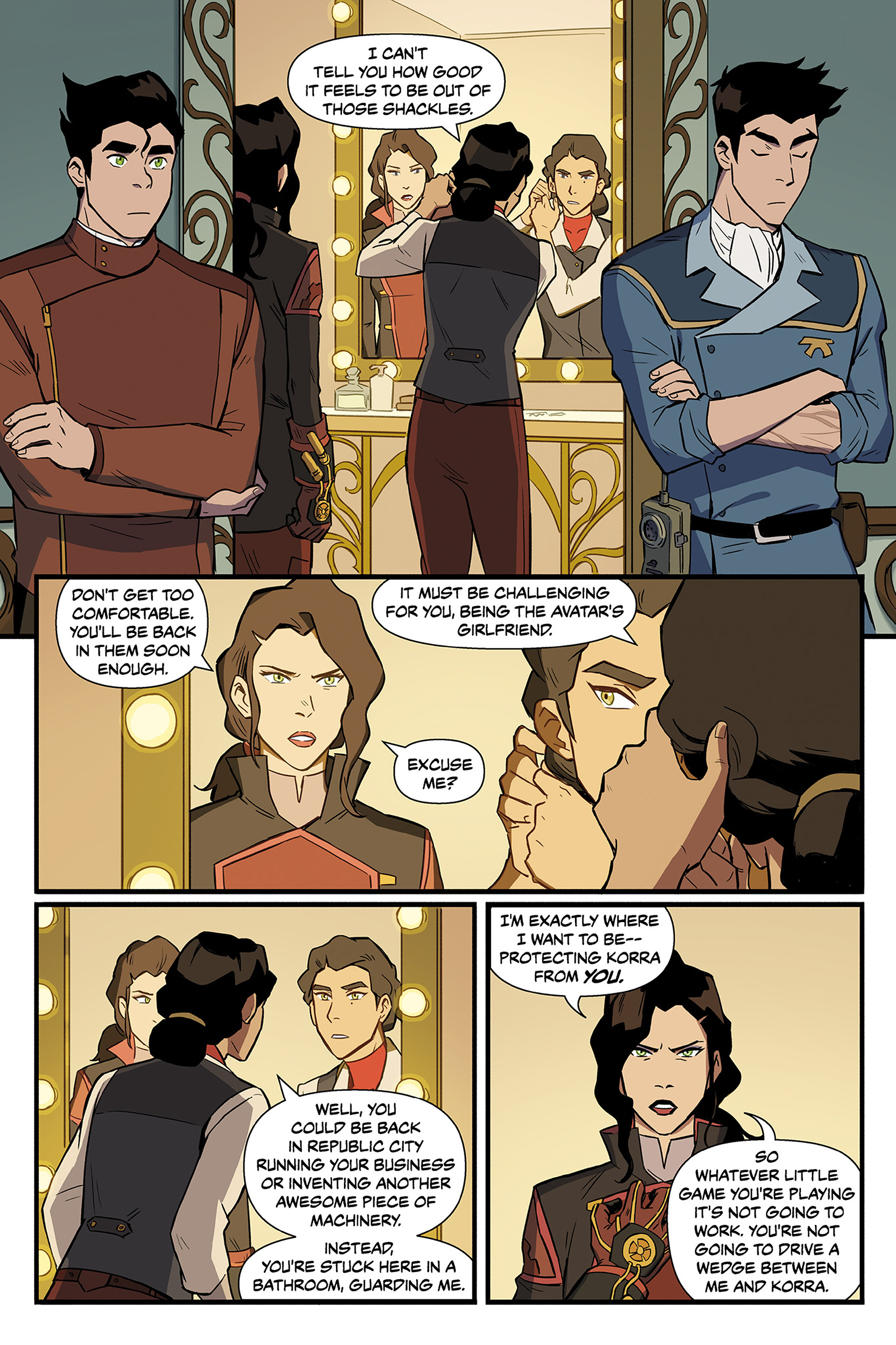 Read online The Legend of Korra: Ruins of the Empire Omnibus comic -  Issue # TPB (Part 1) - 56
