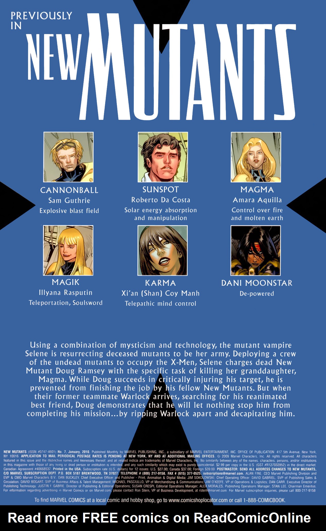 Read online New Mutants (2009) comic -  Issue #7 - 2