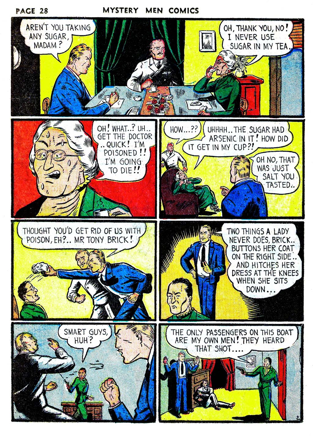 Read online Mystery Men Comics comic -  Issue #6 - 30