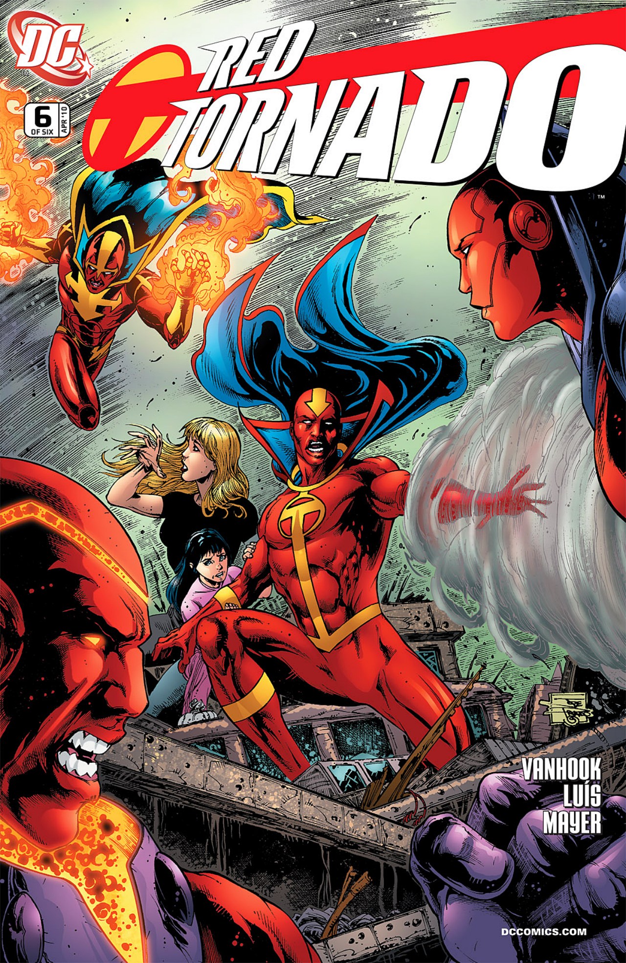 Read online Red Tornado (2009) comic -  Issue #6 - 1